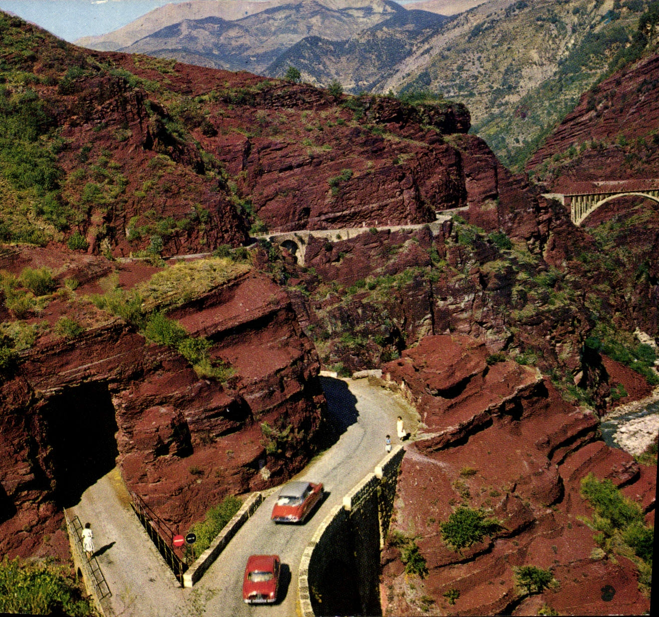 CPM Gorges de Daluis Alpes Maritimes Les Tunnels pres du Pont du Saut de la Marlee 