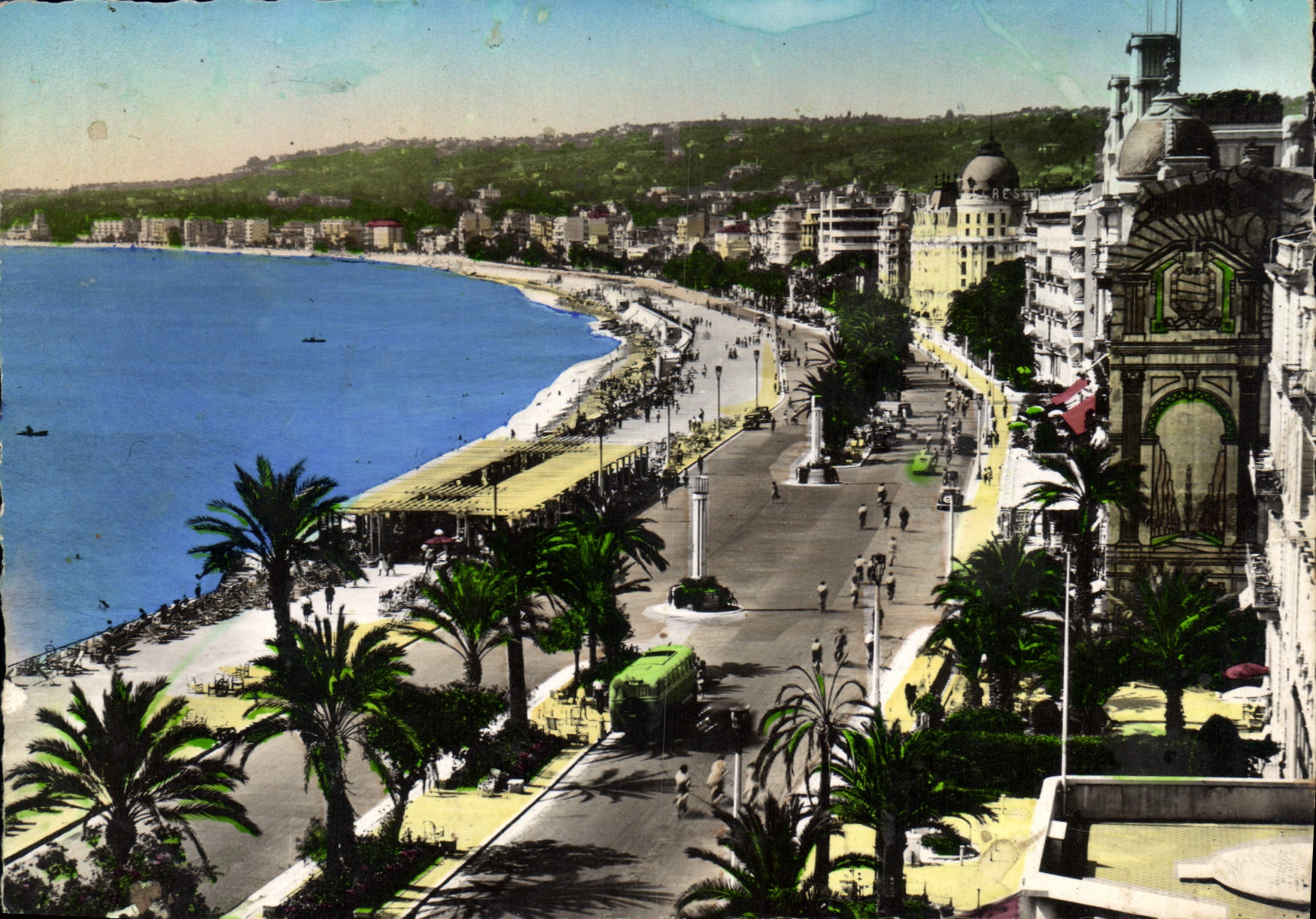 CPM Nice Vue de l'Hotel Ruhl sur la Promenade des Anglais