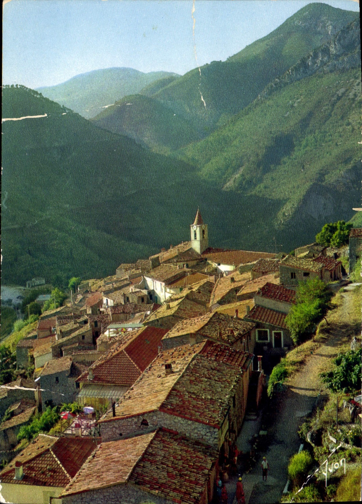 CPM La Cote d'Azur miracle de la nature Sainte Agnes Alpes Maritimes Environs de Menton 
