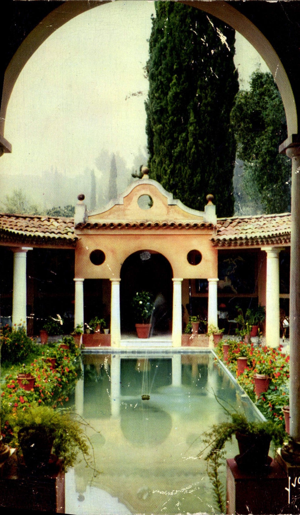 CPM Couleurs et Lumiere de France Domaine Les Colombieres Menton France Le jardin d'Homere