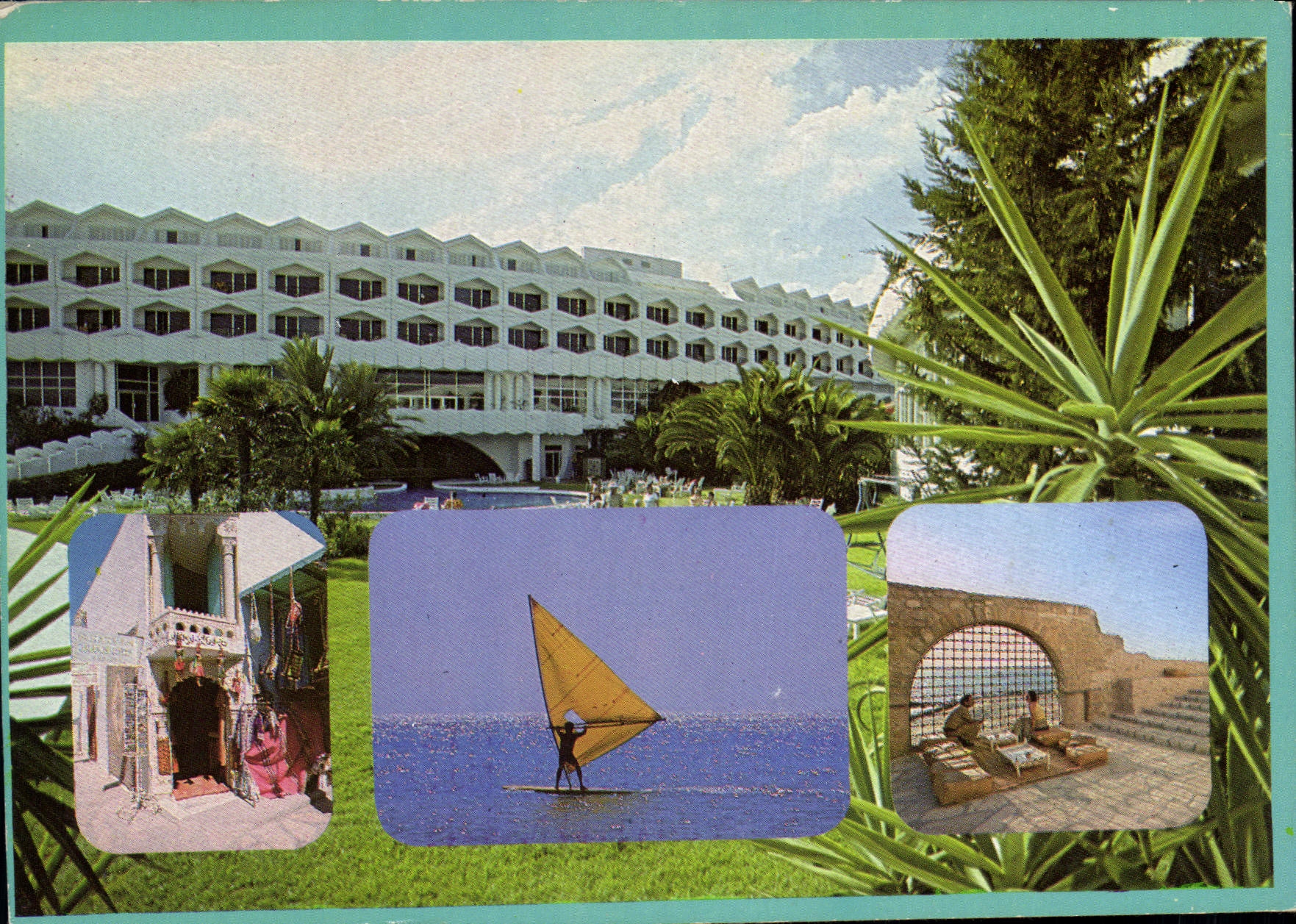 CPM Tunisie Hammamet et l'Hotel Phenicia 