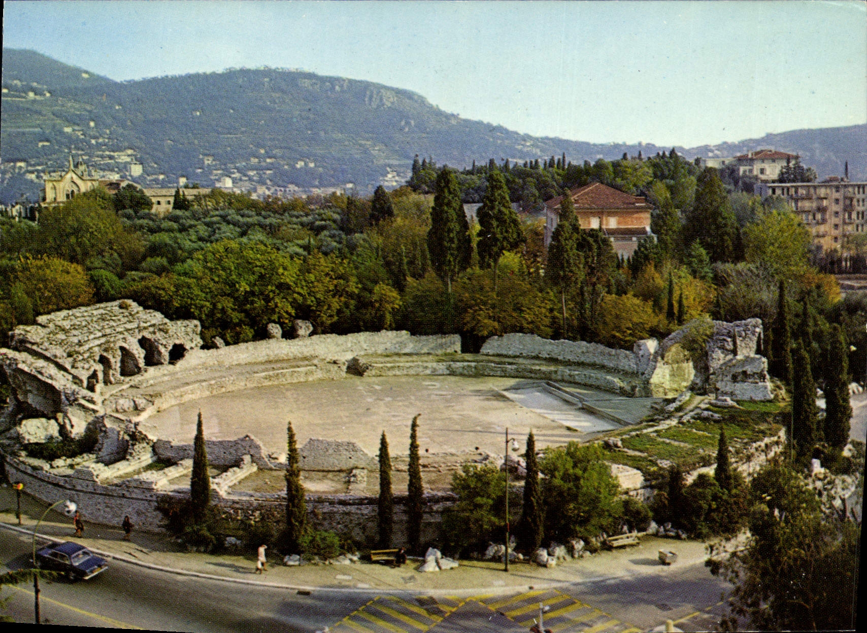 CPM Cote d'Azur Nice les Arenes Vestiges Romains 