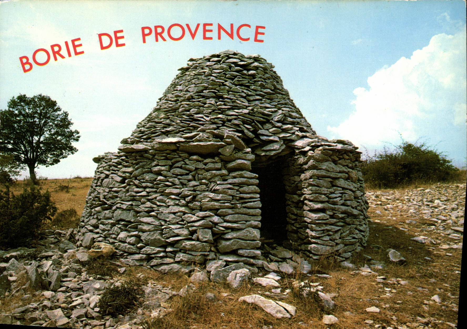 CPM Les Belles Images de Provence Borie Cabanne en Pierres Seches