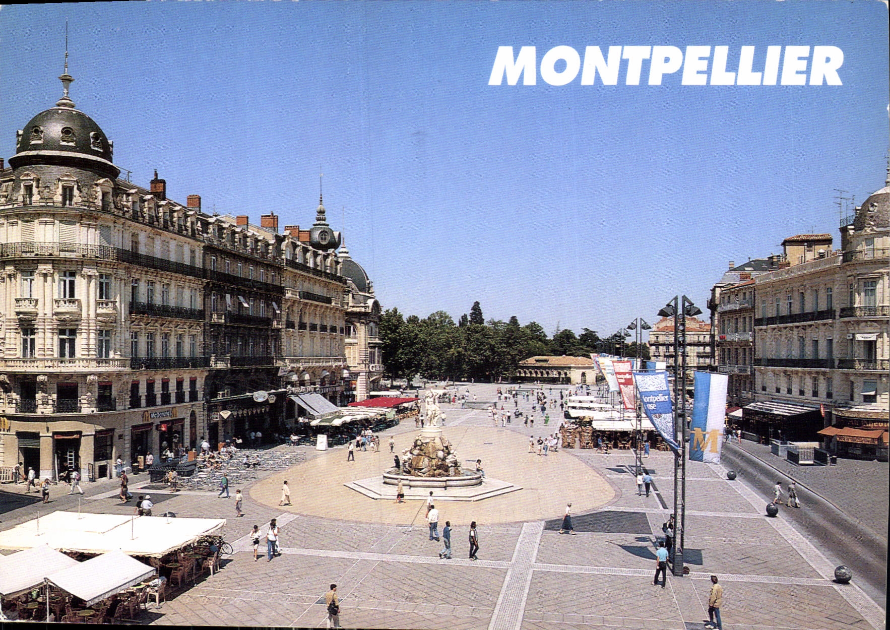 CPM Montpellier Herault la Place de la Comedie