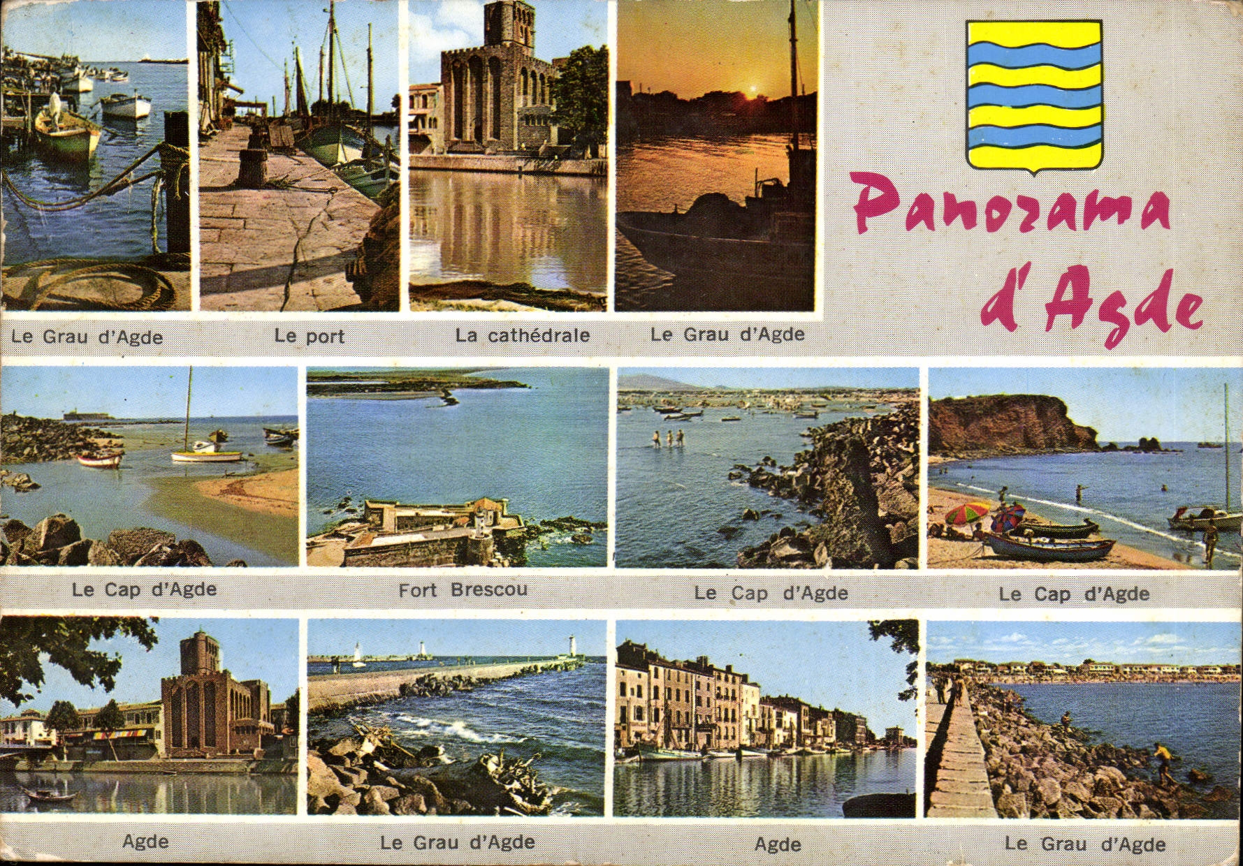 CPM Panorama d'Agde Herault 