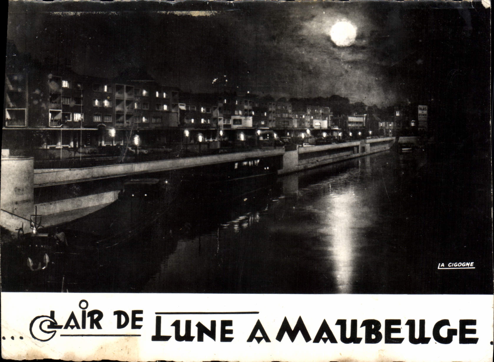CPM Clair de Lune a Maubeuge 