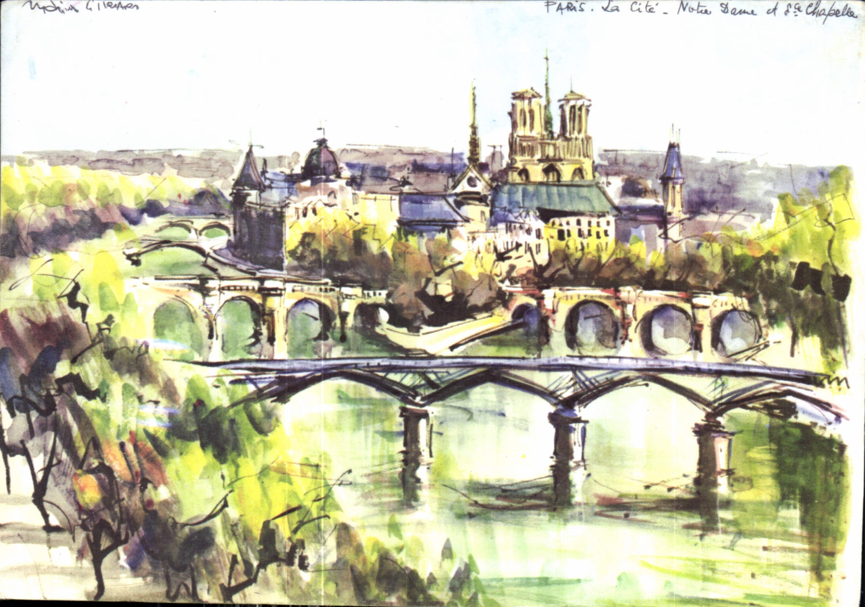 CPM Paris la Cite Notre Dame