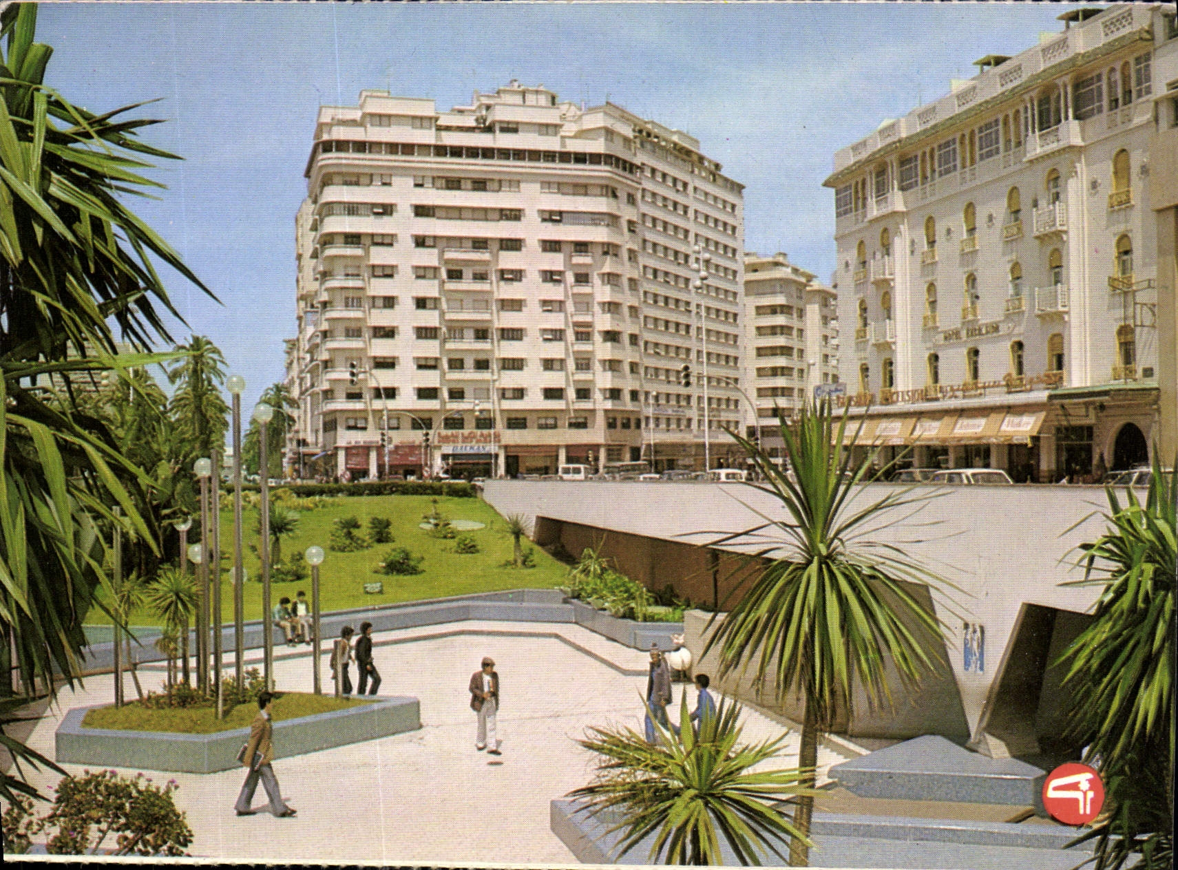 CPM Casablanca Passage souterrain Place Mohammed