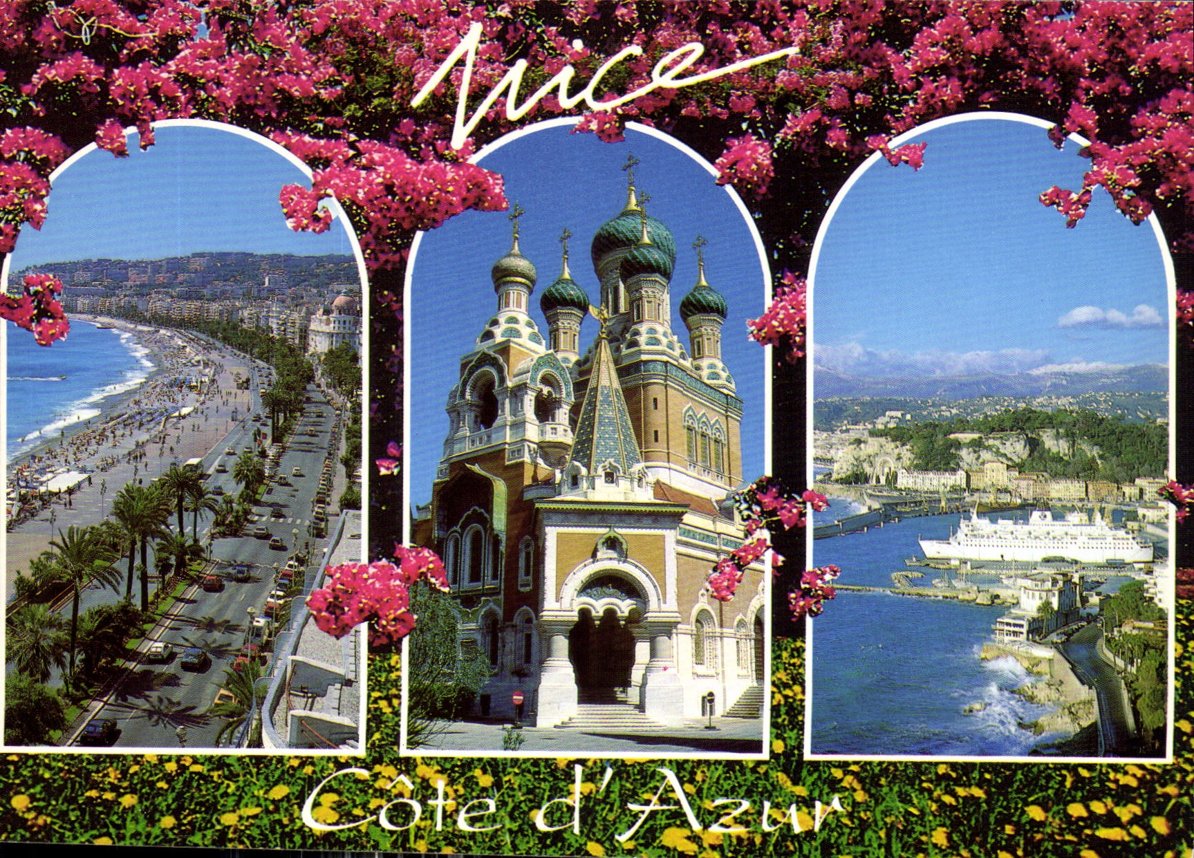 CPM Cote d'Azur French Riviera Nice Alpes Maritimes 