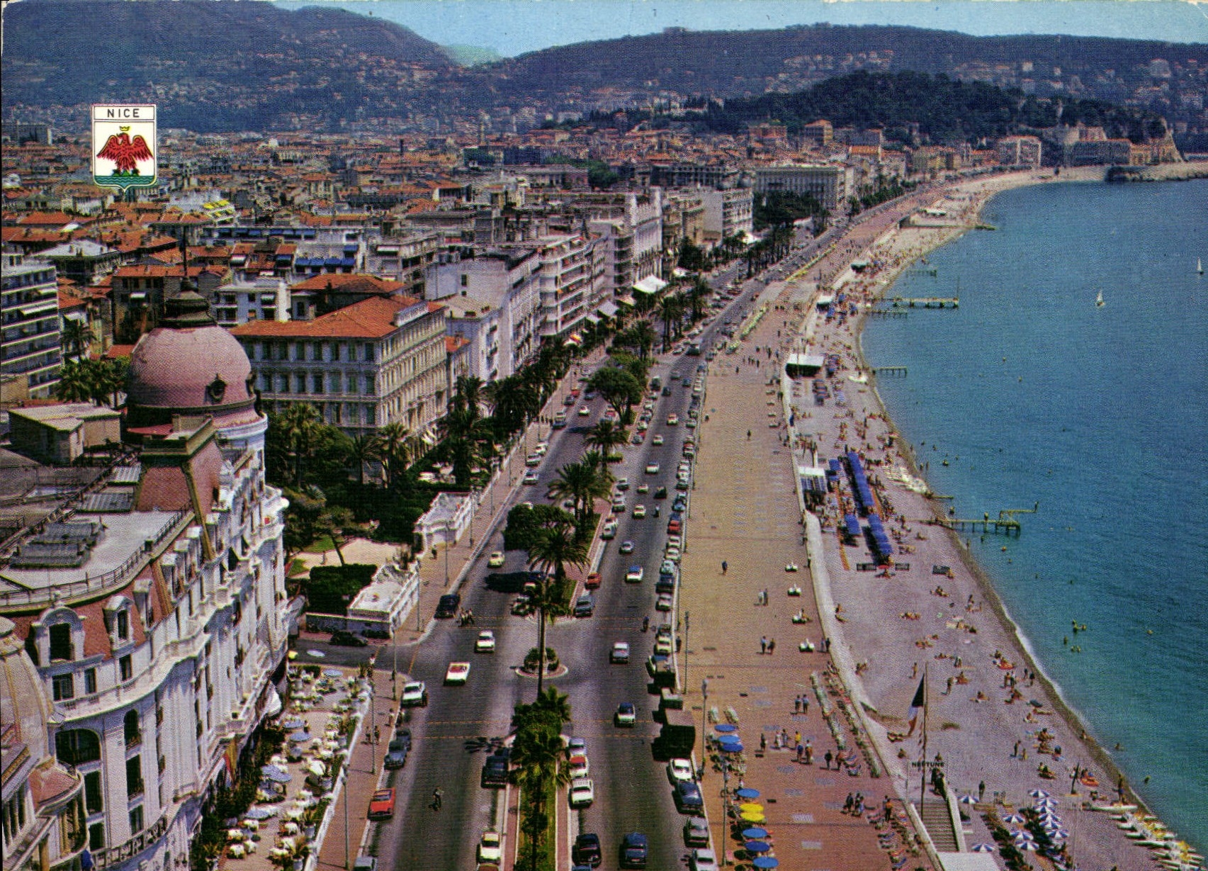 CPM Nice Cote d'Azur French Riviera Vue aerienne La Promenade des Anglais