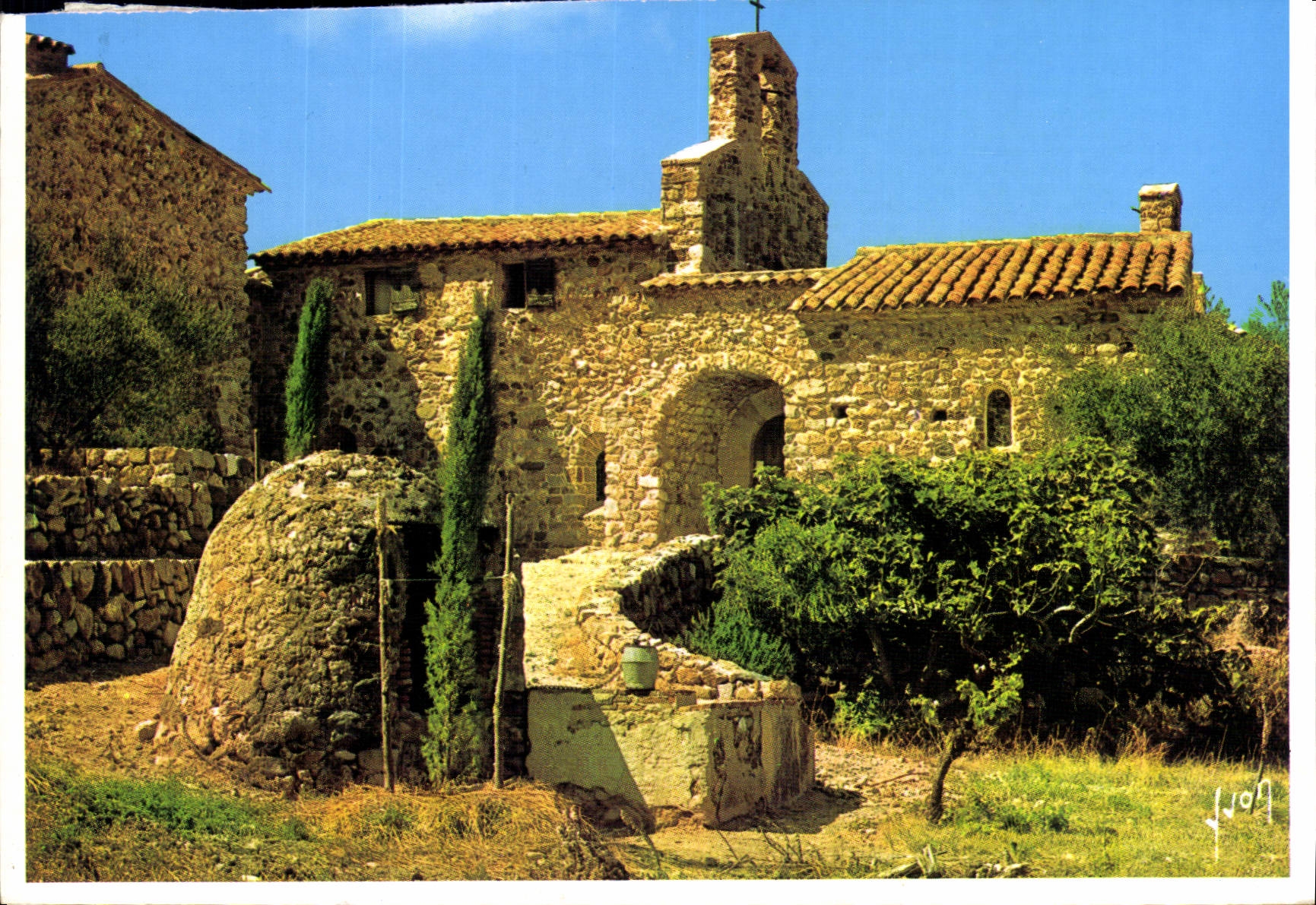 CPM Couleurs et Lumiere de France La Cote d'Azur Chapelle Provencale 