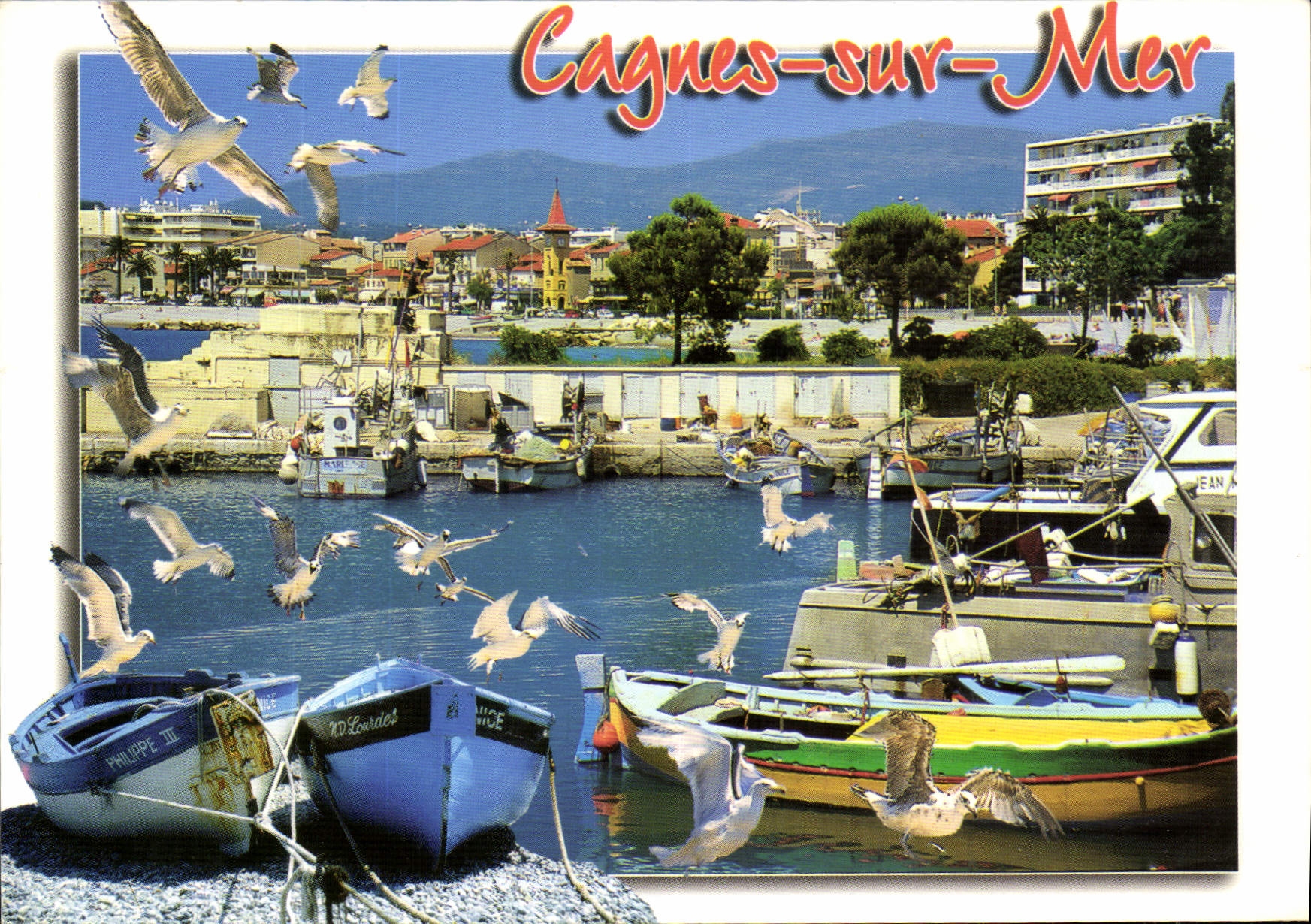 CPM Cote d'Azur French Riviera Cagnes sur Mer Alpes Maritimes 