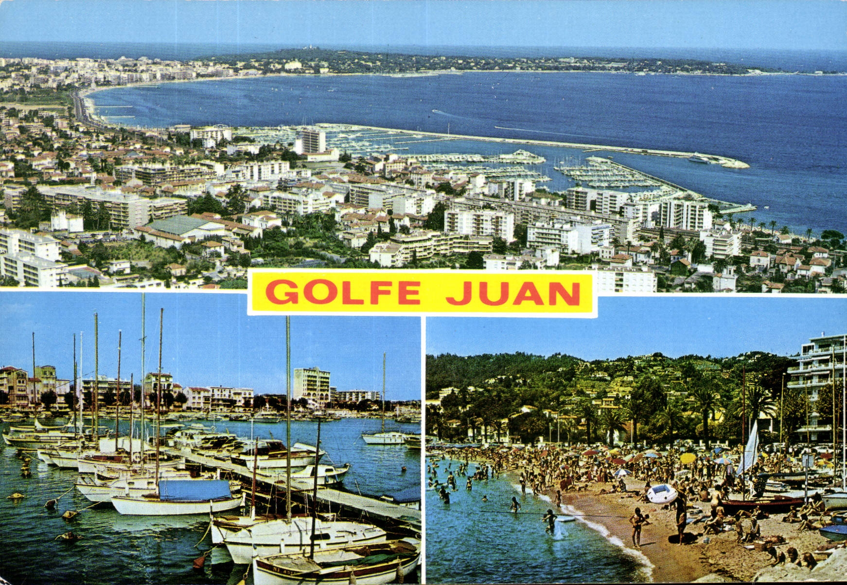 CPM Cote d'Azur Souvenir de Golfe Juan A M 
