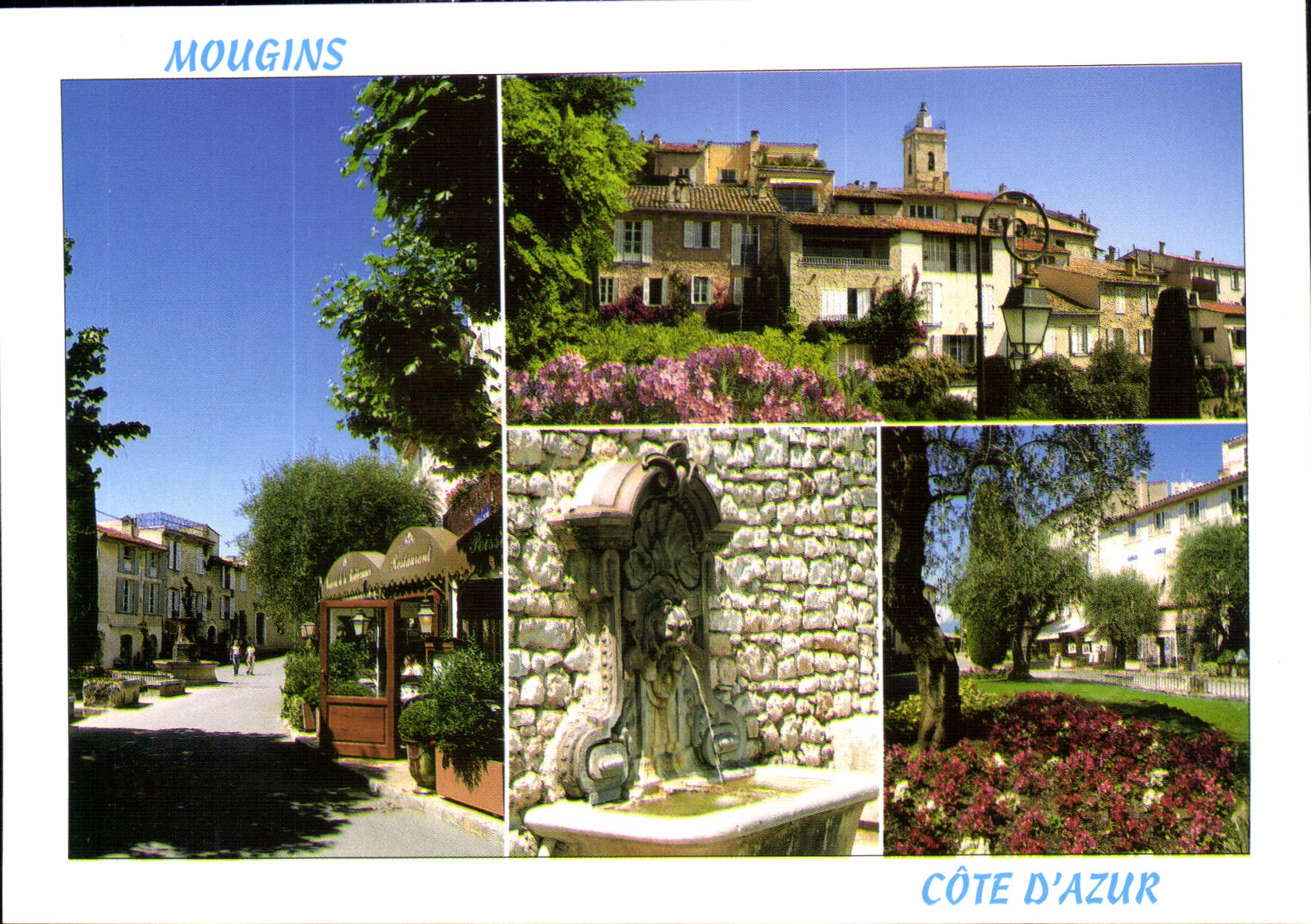 CPM La Cote d'Azur Mougins AM Le Vieux Village 