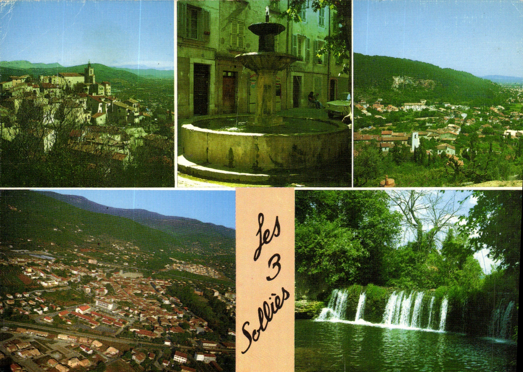 CPM Lumiere et Beaute de la Cote d'Azur Les 3 Sollies Salli'es Pont Solli'es Ville Sollie'es Toucas 