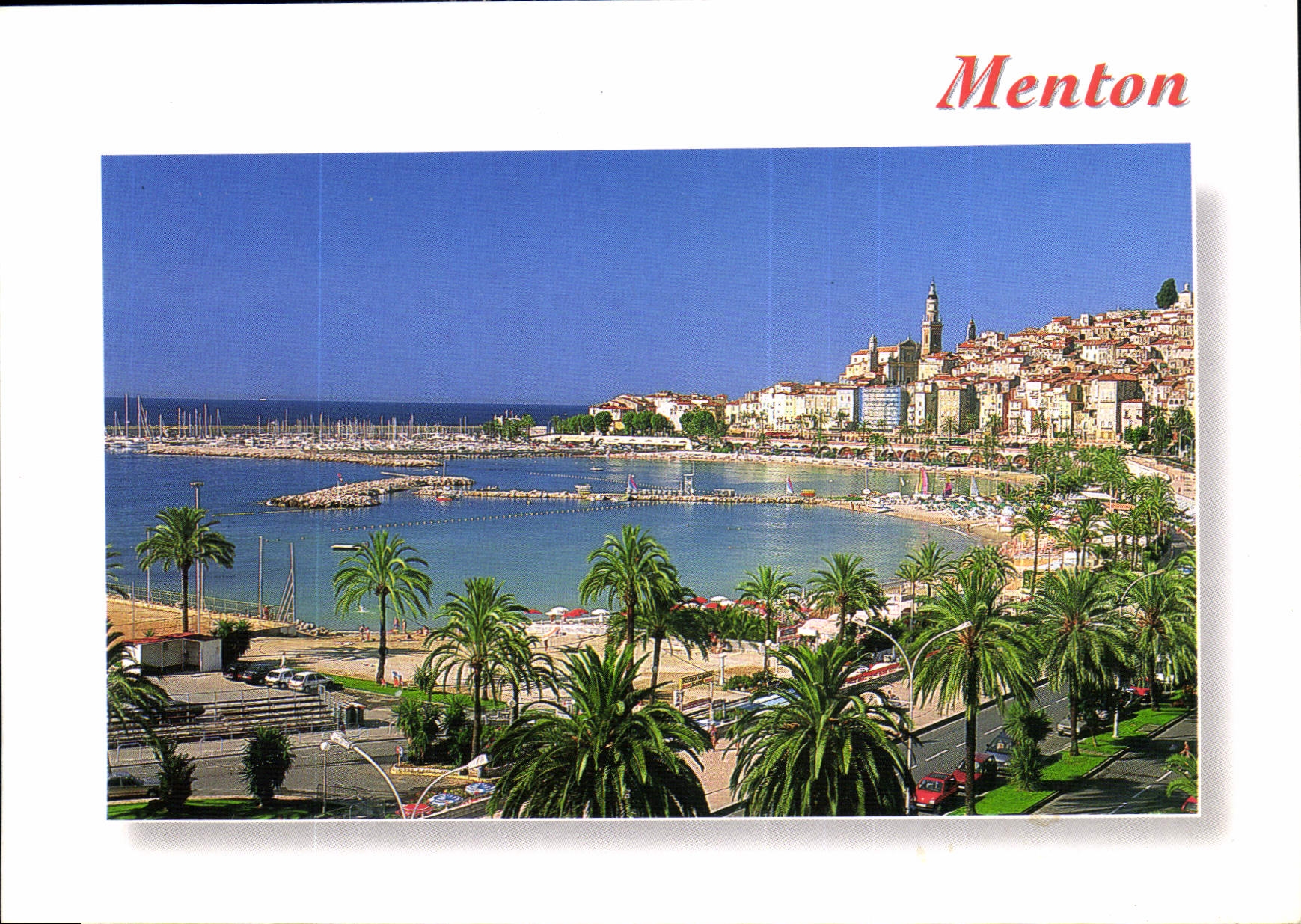 CPM Menton Alpes Maritimes Vue generale 