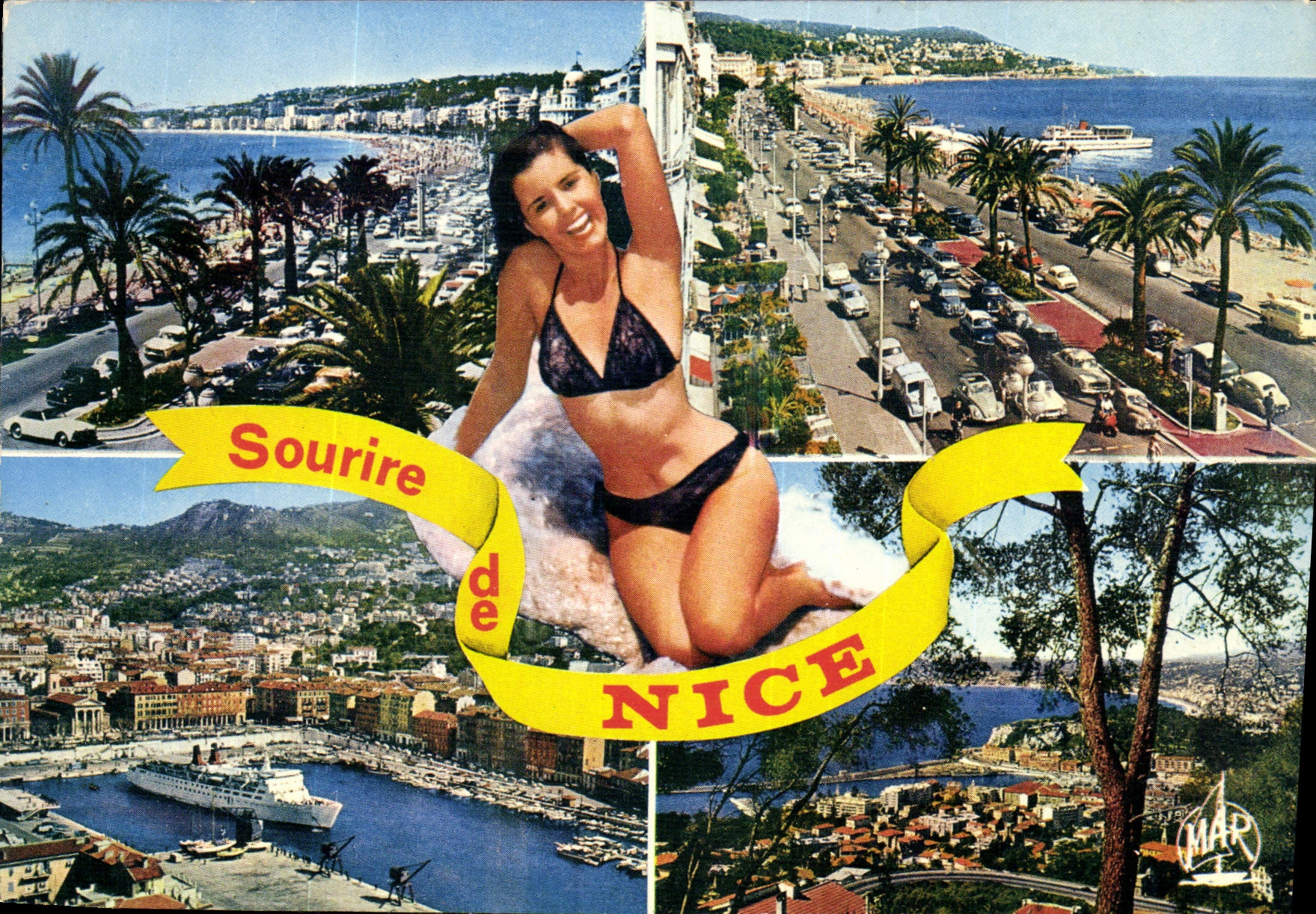 CPM La Cote d'Azur Souvenir de Nice 