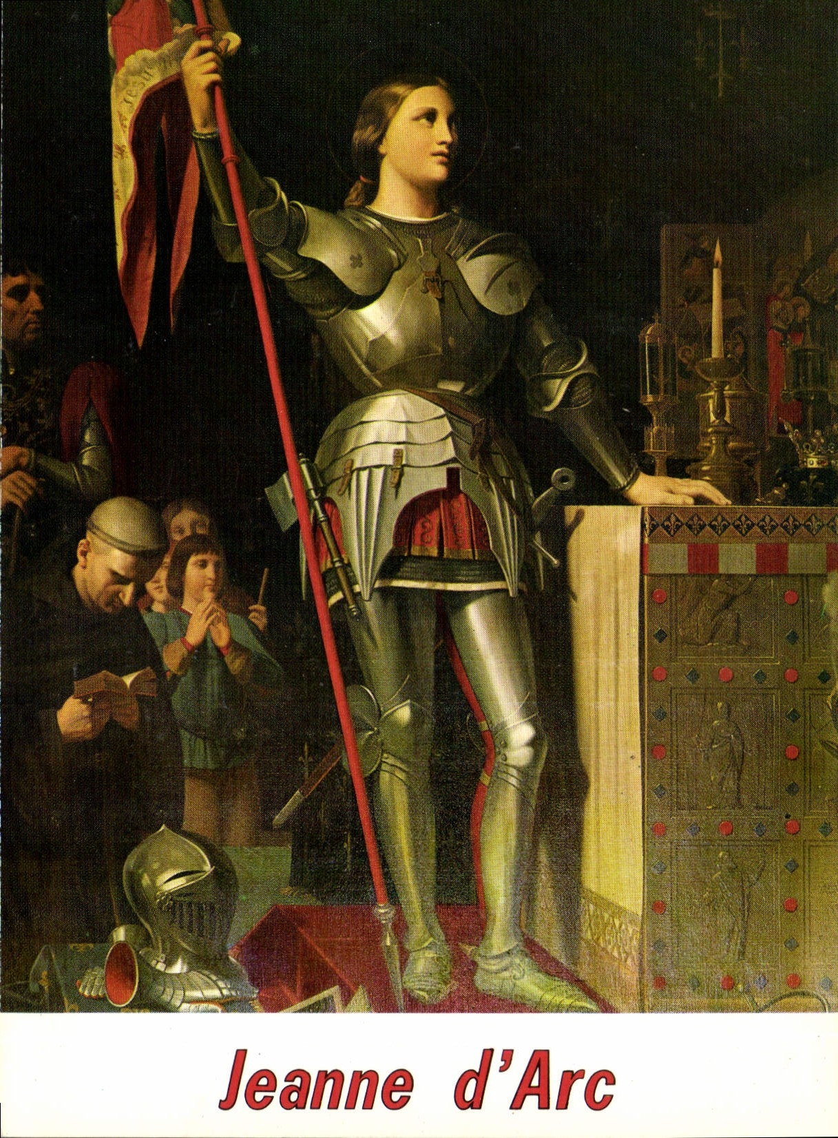 CPM Jeanne d'Arc dite la Pucelle d'Orleans Tableau de l'hotel de ville d'Orleans 