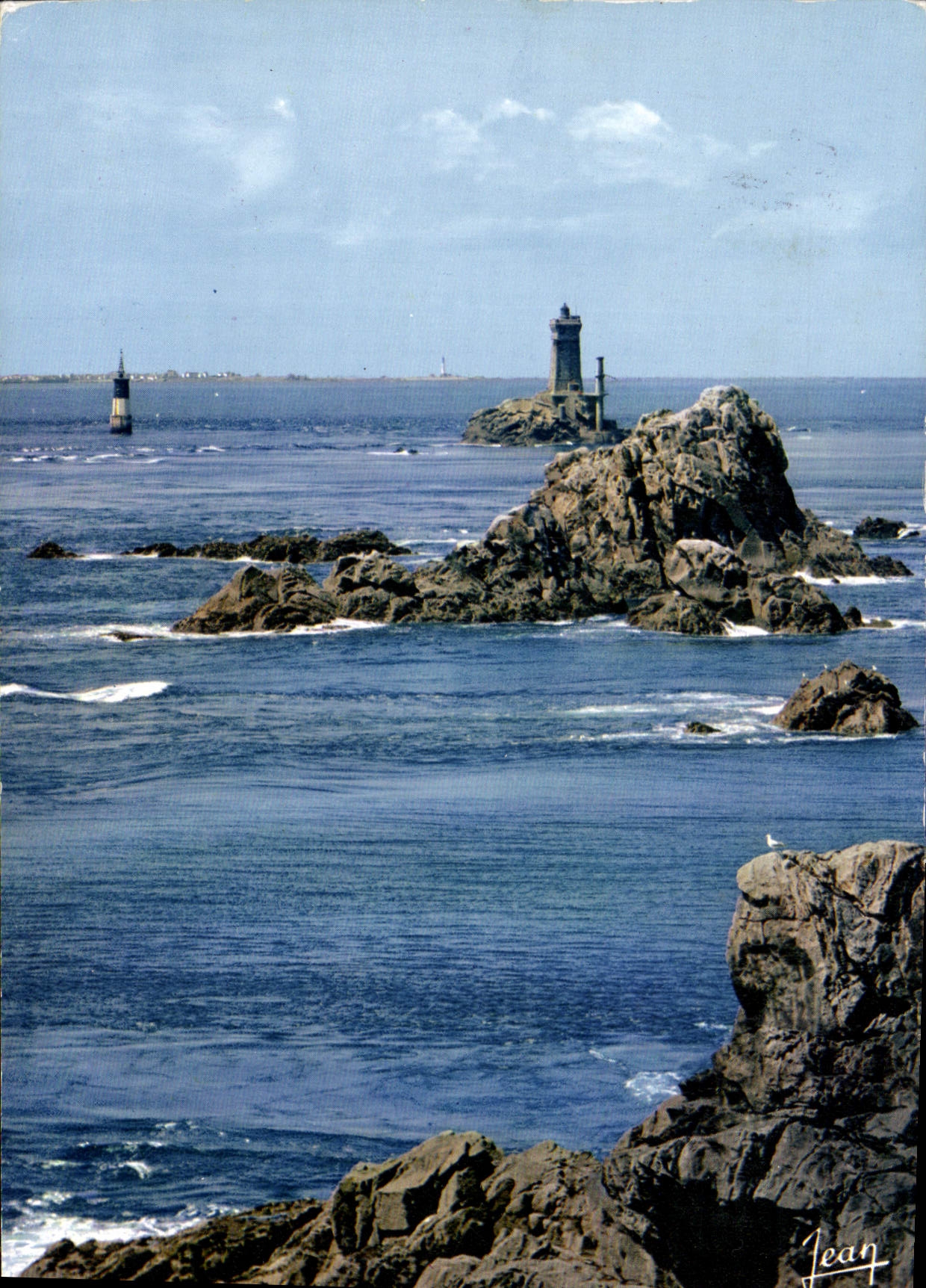 CPM La Pointe du Raz Finistere l'Extreme pointe Au fond l'Ile de Sein 