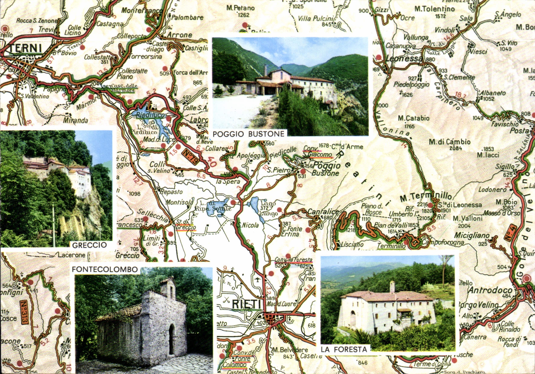 CPM Valle Santa di Rieti Santuari Francescani Fontecolombo Greccio La Foresta Poggio Bustone