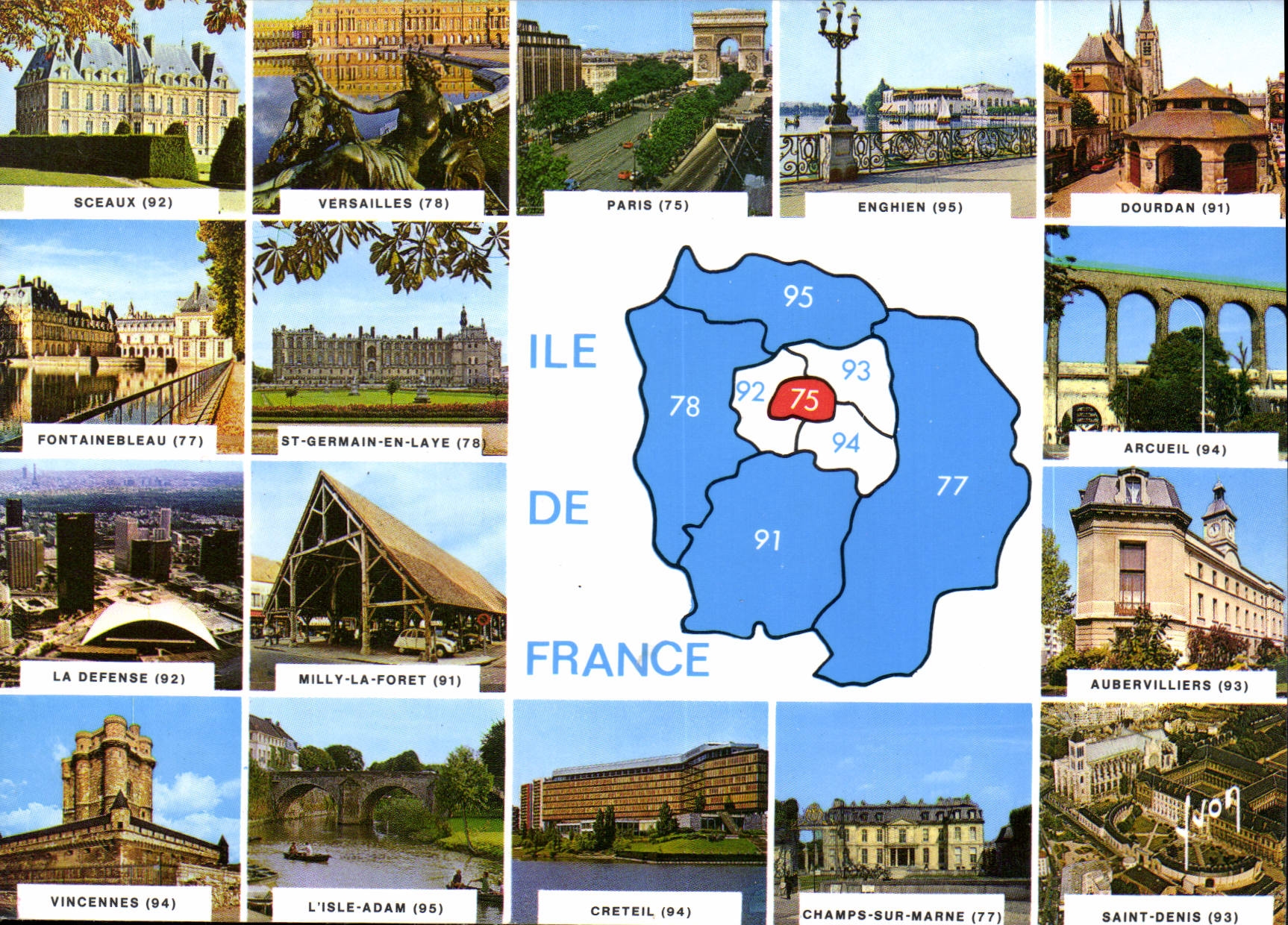 CPA Couleurs et Lumiere de France En Parcourant l'Ile de France