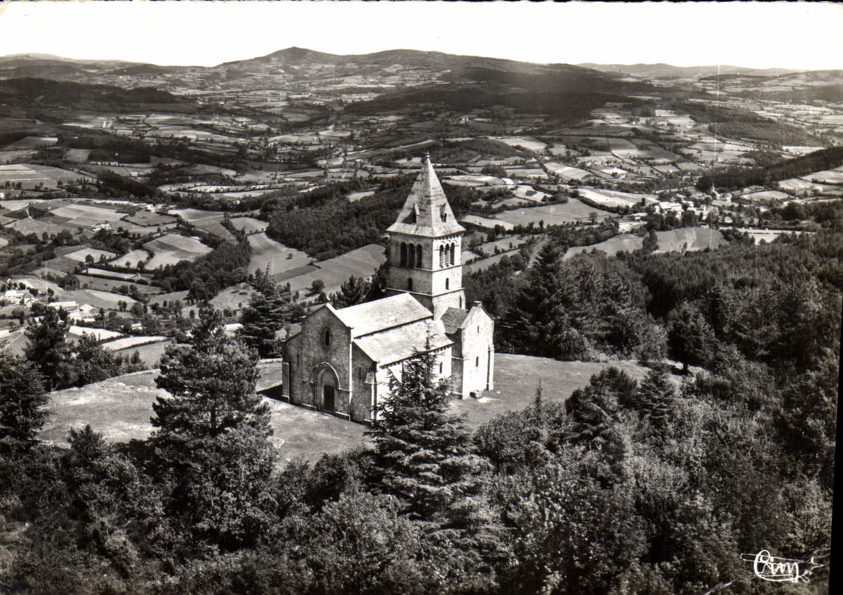 CPM Dun S et L La Chapelle vue aerienne 