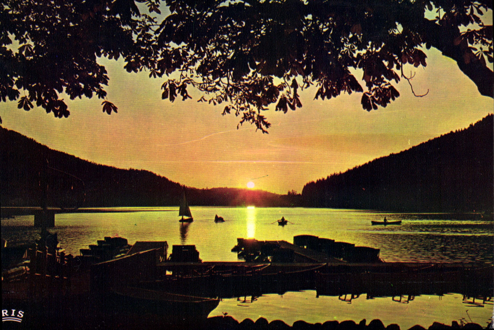 CPM Les Vosges pittoresque Coucher de soleil sur le lac de Gerardmer