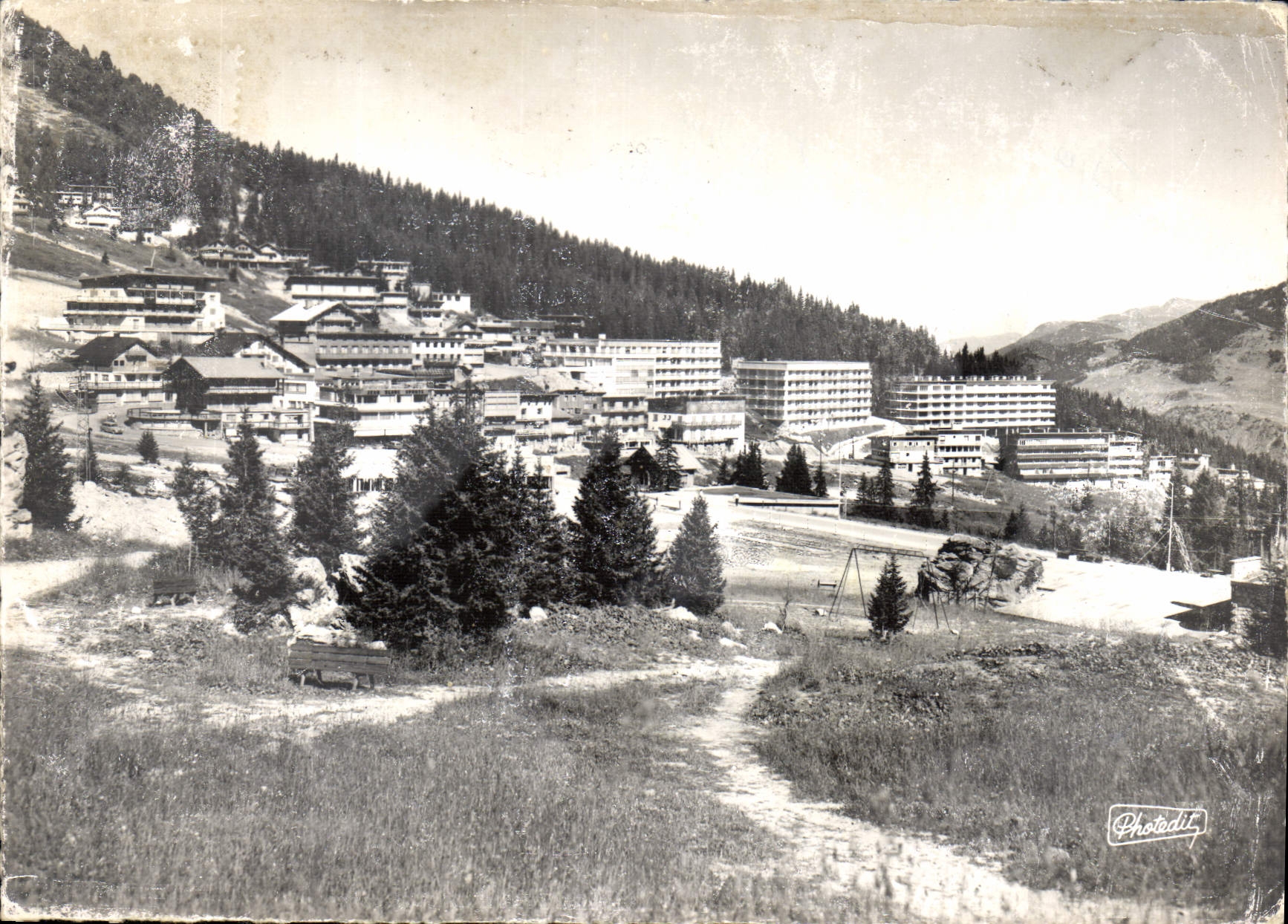 CPM Vallee de Saint Bon Courchevel vue panoramique de la Station de Courechevel 