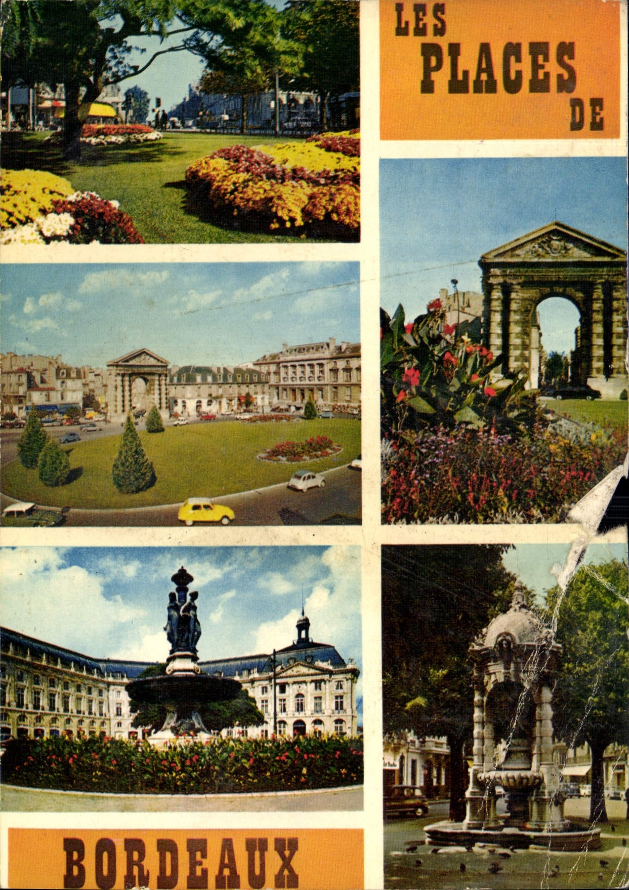 CPM Bordeaux Gironde Ses places 