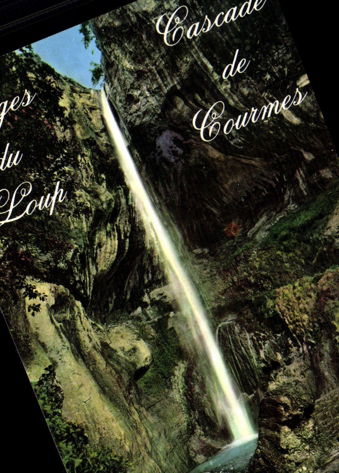 CPM Cote d'Azur French Riviera Excursion des Gorges du Loup la cascade de Courmes 