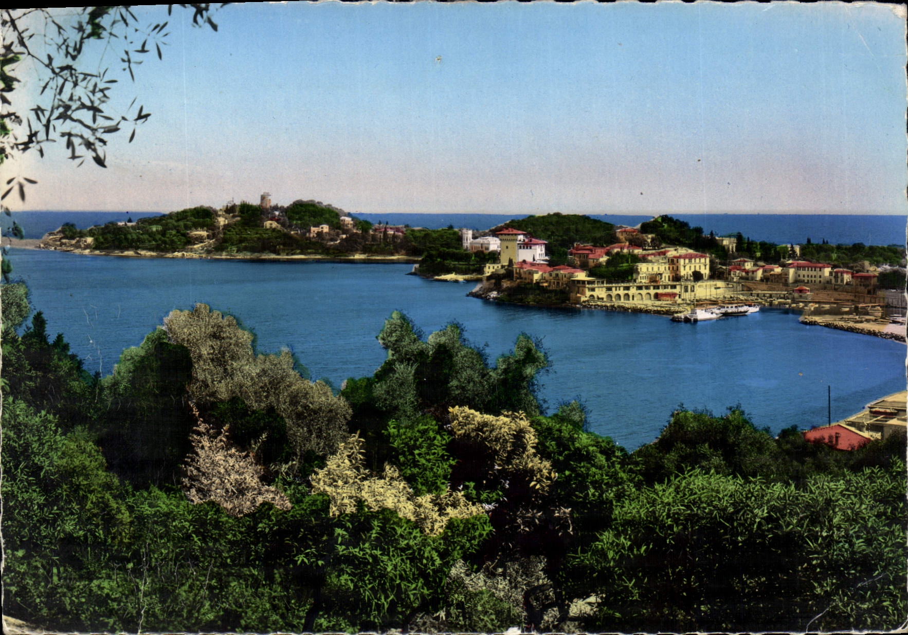 CPM Saint Jean Cap Ferrat le port et la Pointe St Hospice