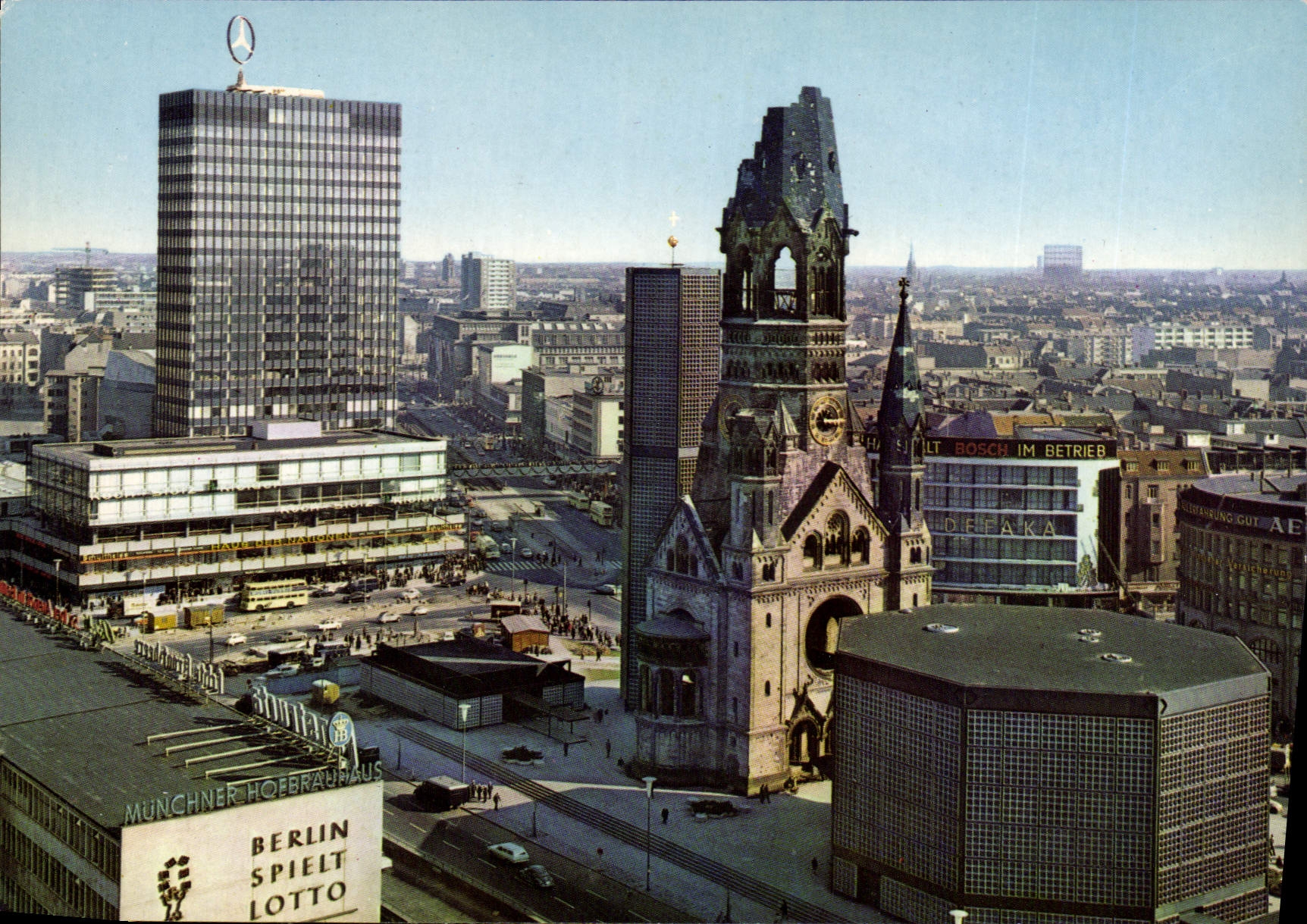 CPM Berlin Europa center und Kaiser Wilhelm Gedachtniskirche