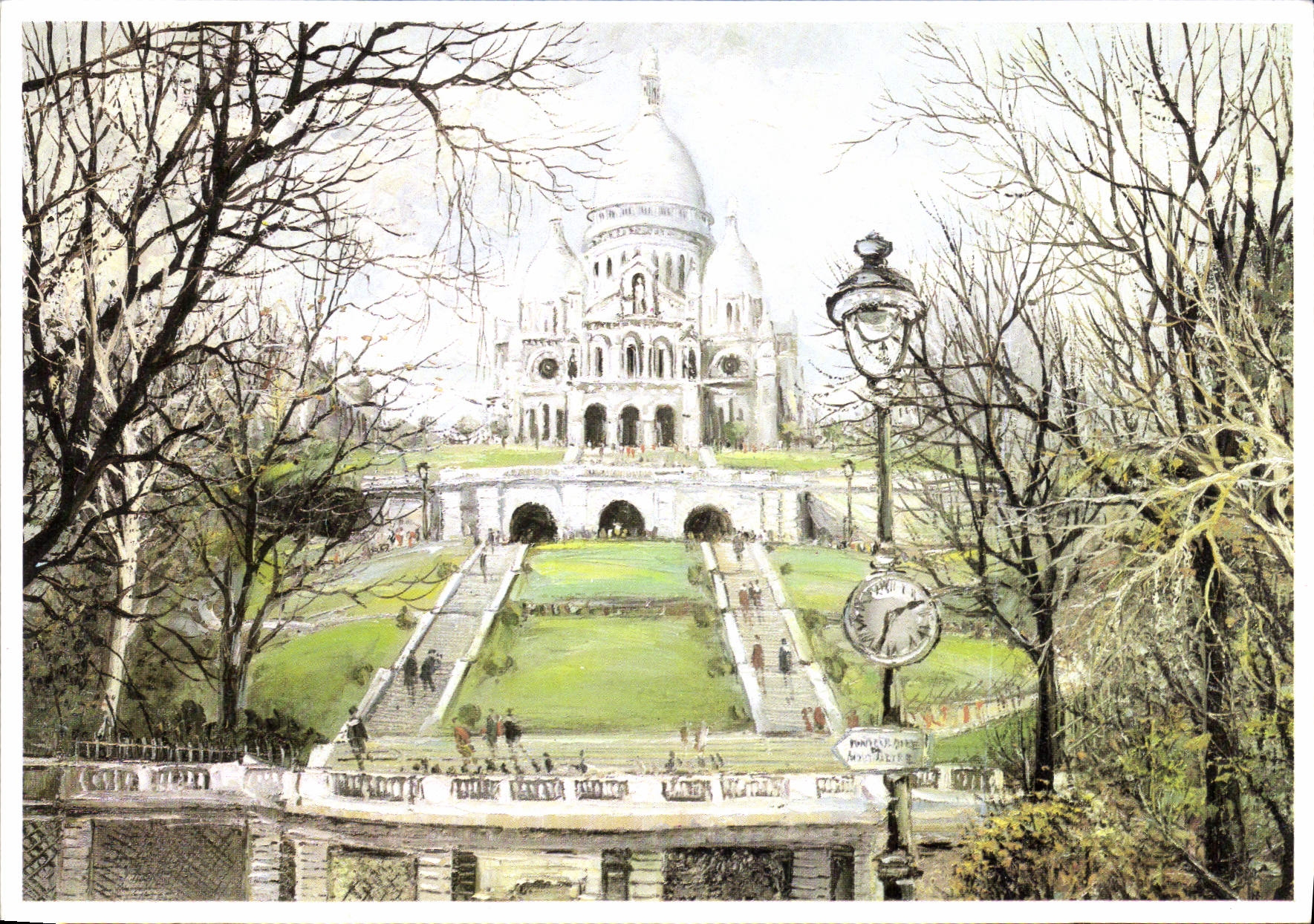 CPM Paris Le Sacre Coeur 