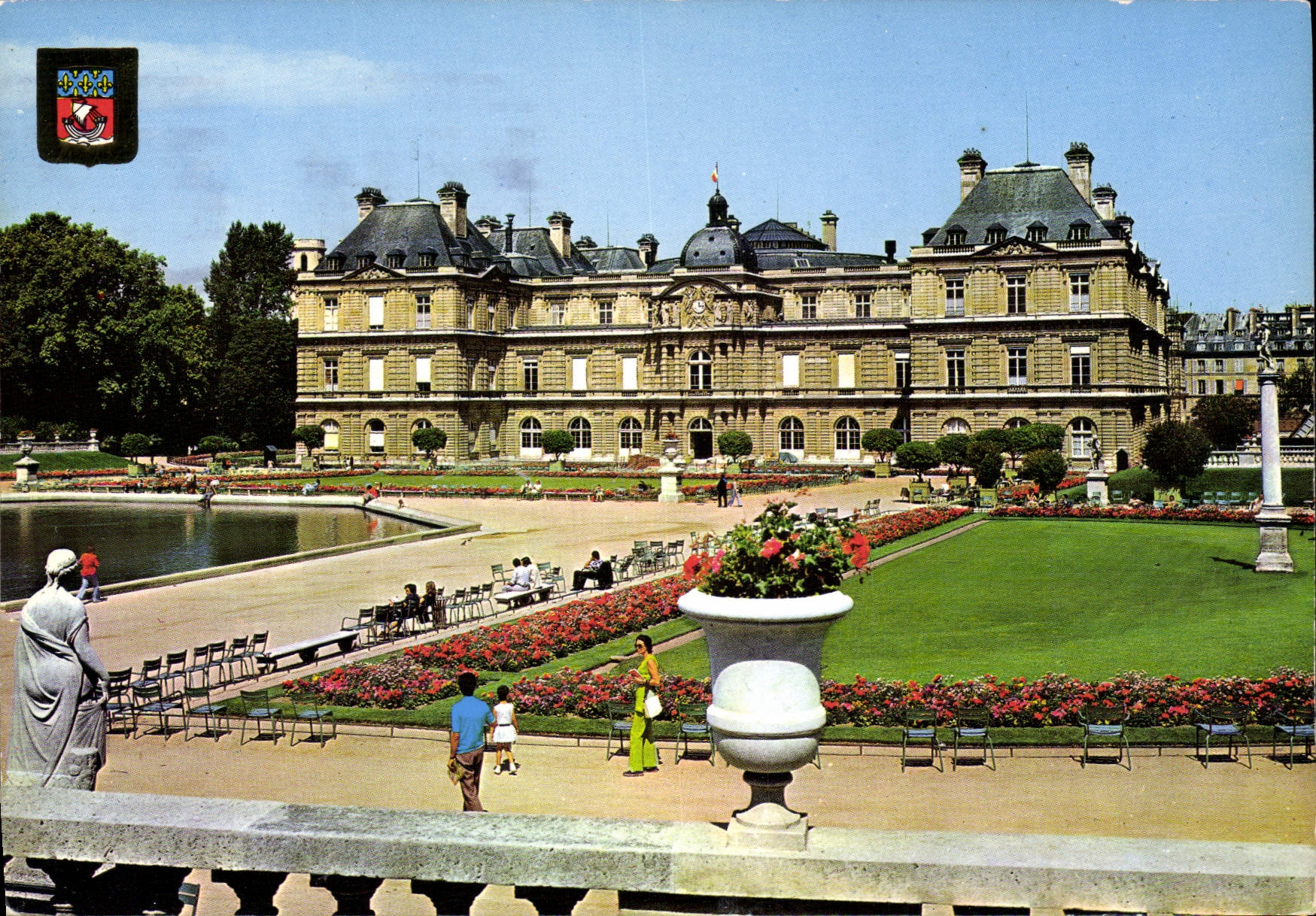 CPM Paris les Jardins et le Palais du Luxembourg 