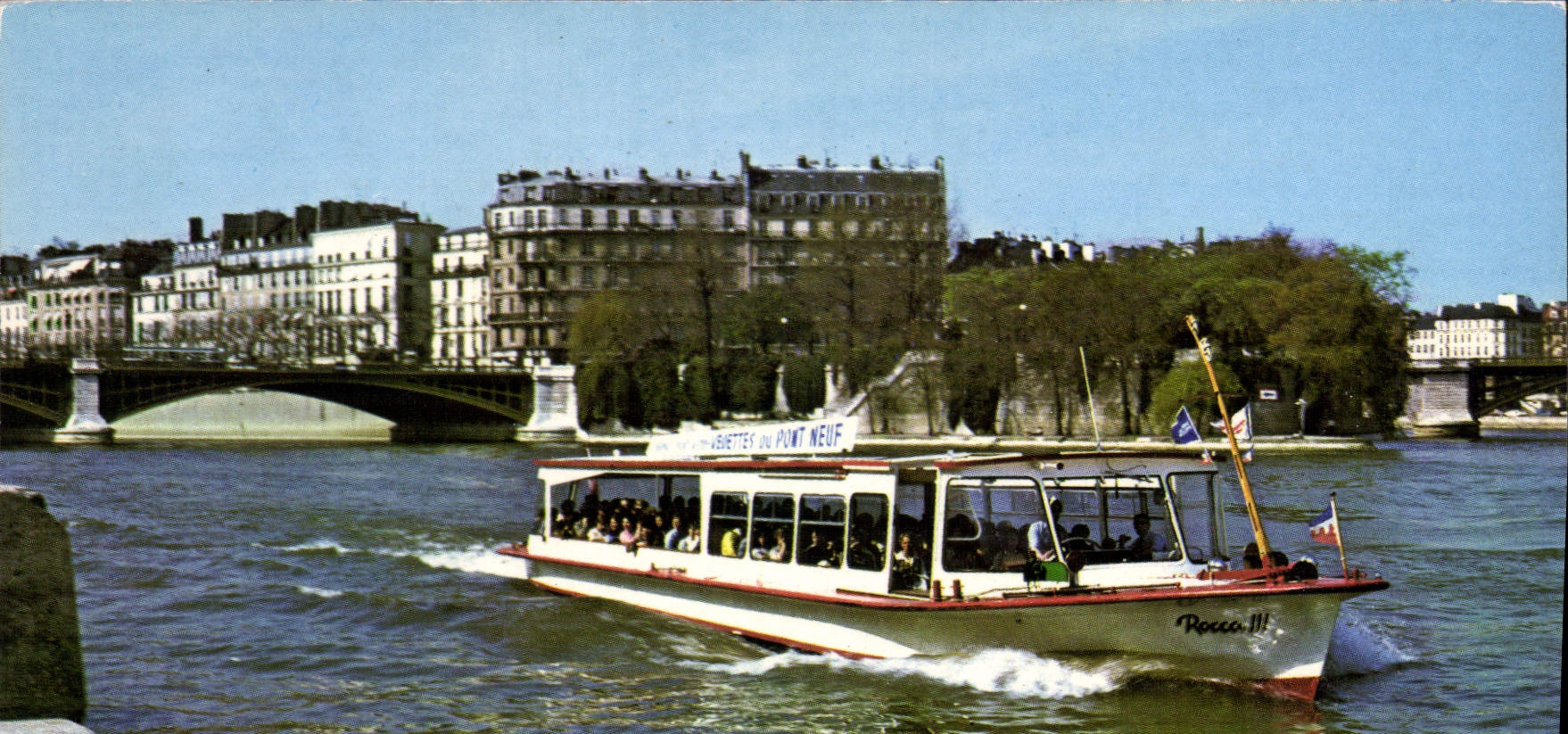 CPM Circuit Touristique de Paris les Vedettes du Pont Neuf Square u Vert Galant Paris 