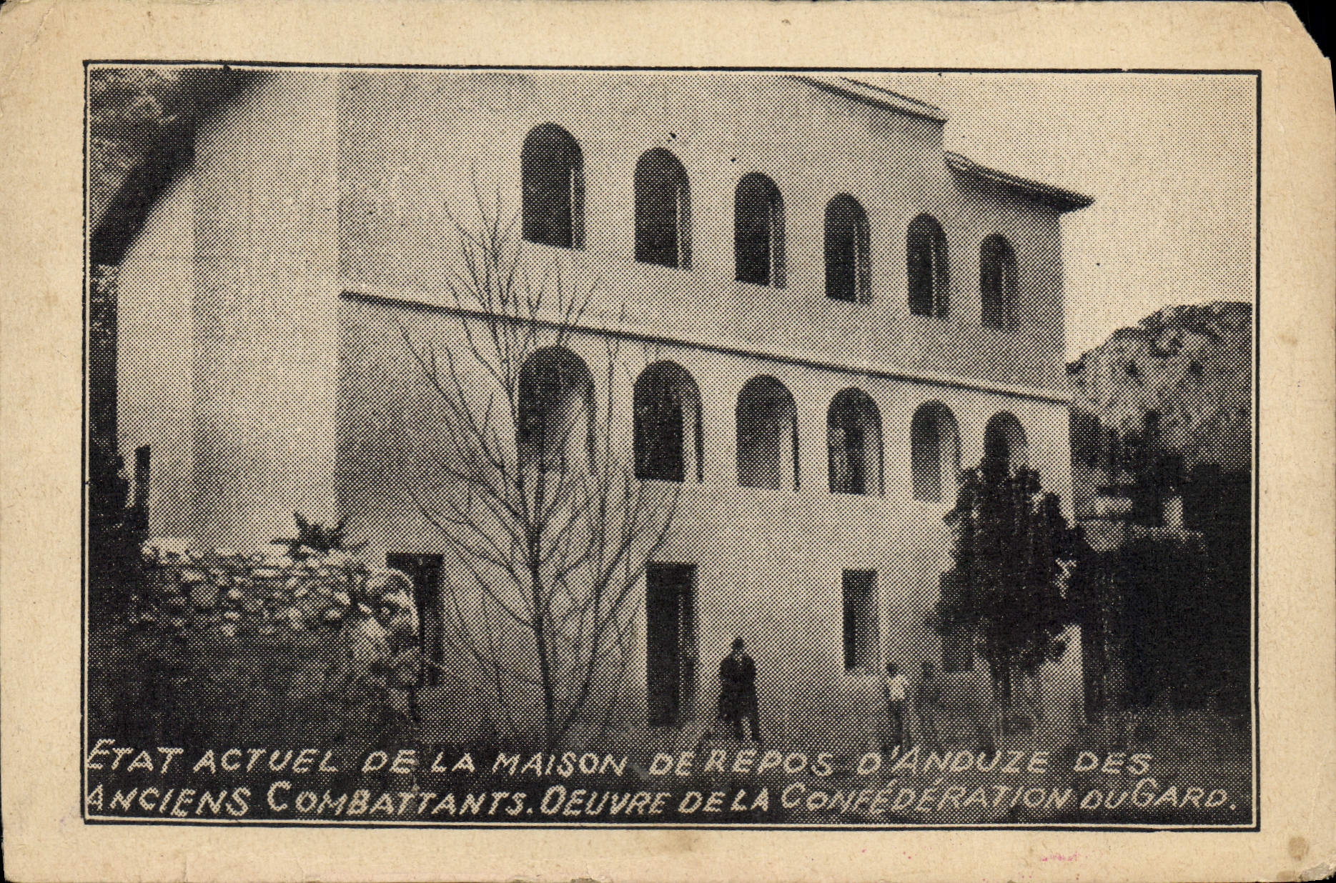 CPM Etat actuel de la maison de repos d'Anduze des anciens Combattants Oeuvre de la Confederation du