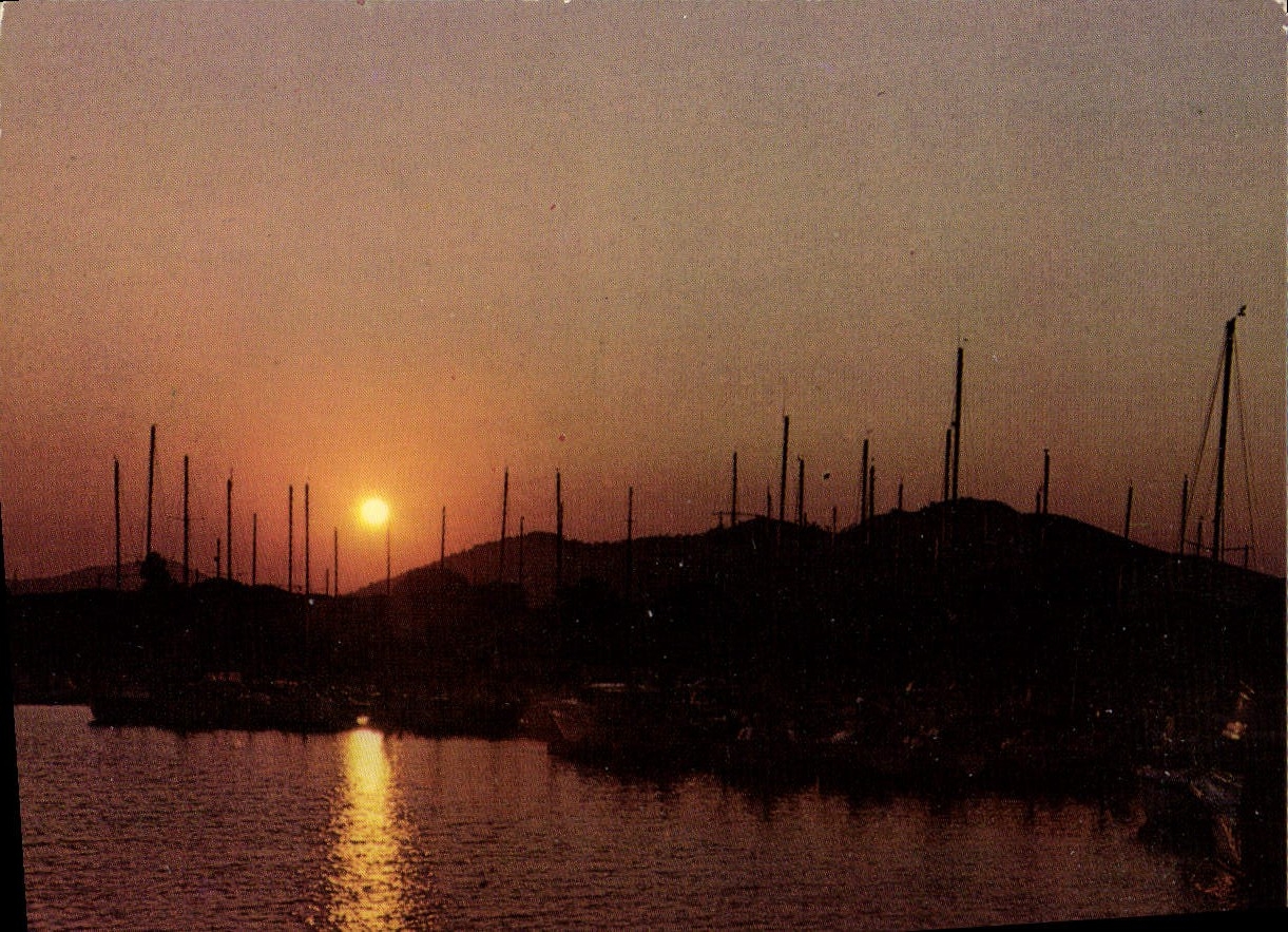 CPM La Cote d'Azur Coucher de soleil