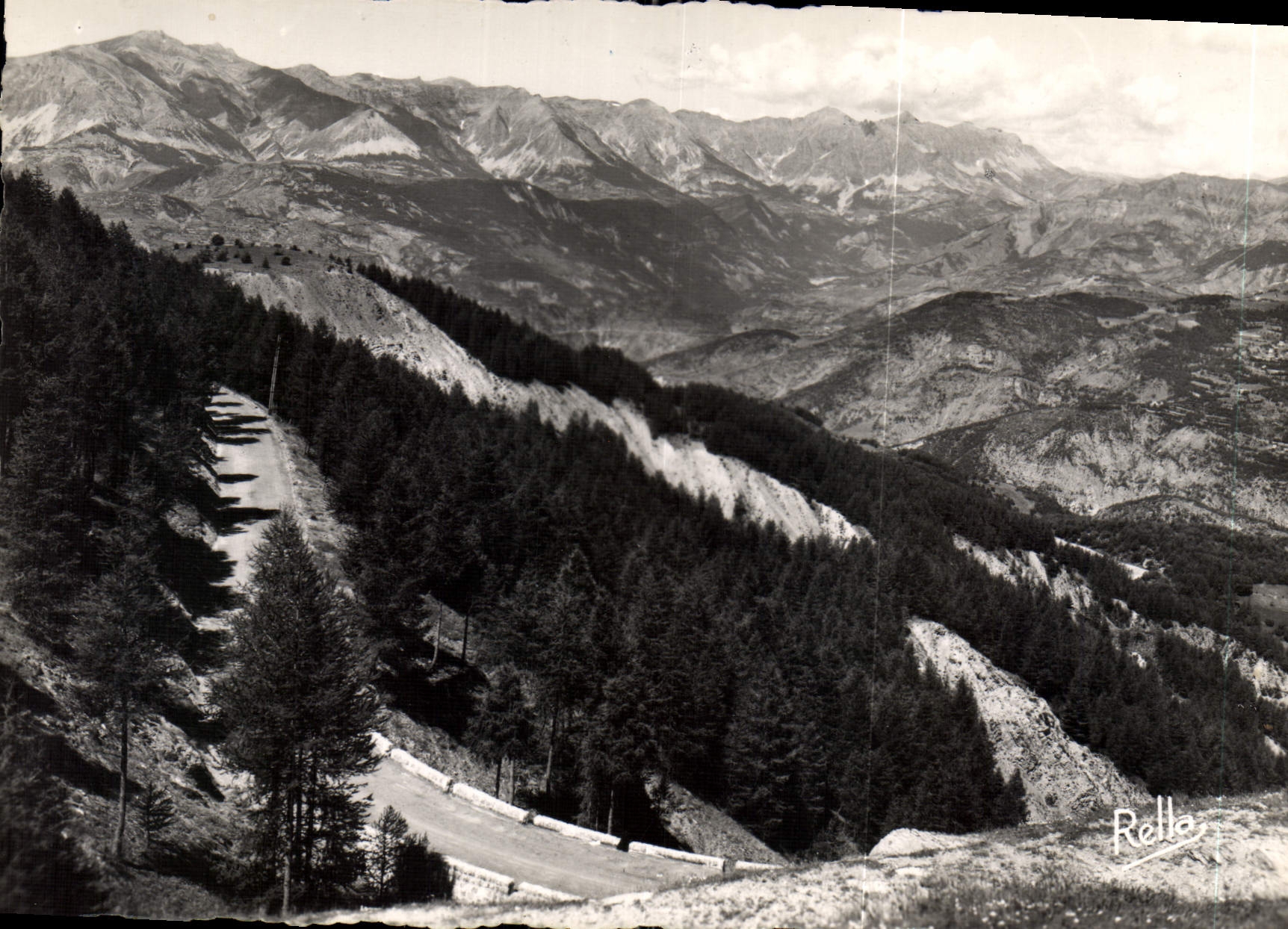 CPM Alpes Mariimes Valberg la Vallee du Haut Var la Chaine du Saint Honorat et le Col des Champs 