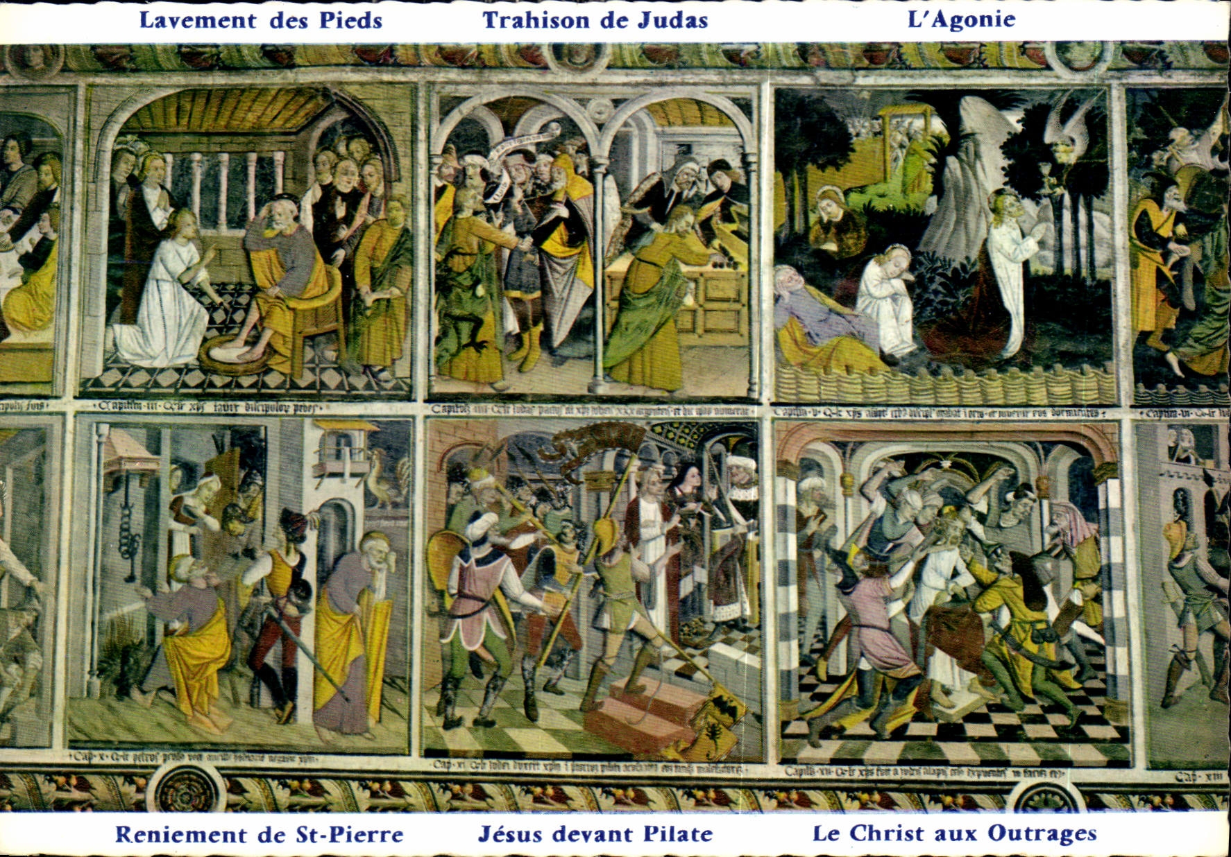 CPM La Brigue A M Sanctuaire de N D des Fontaines Fresques de Jean Canavesio