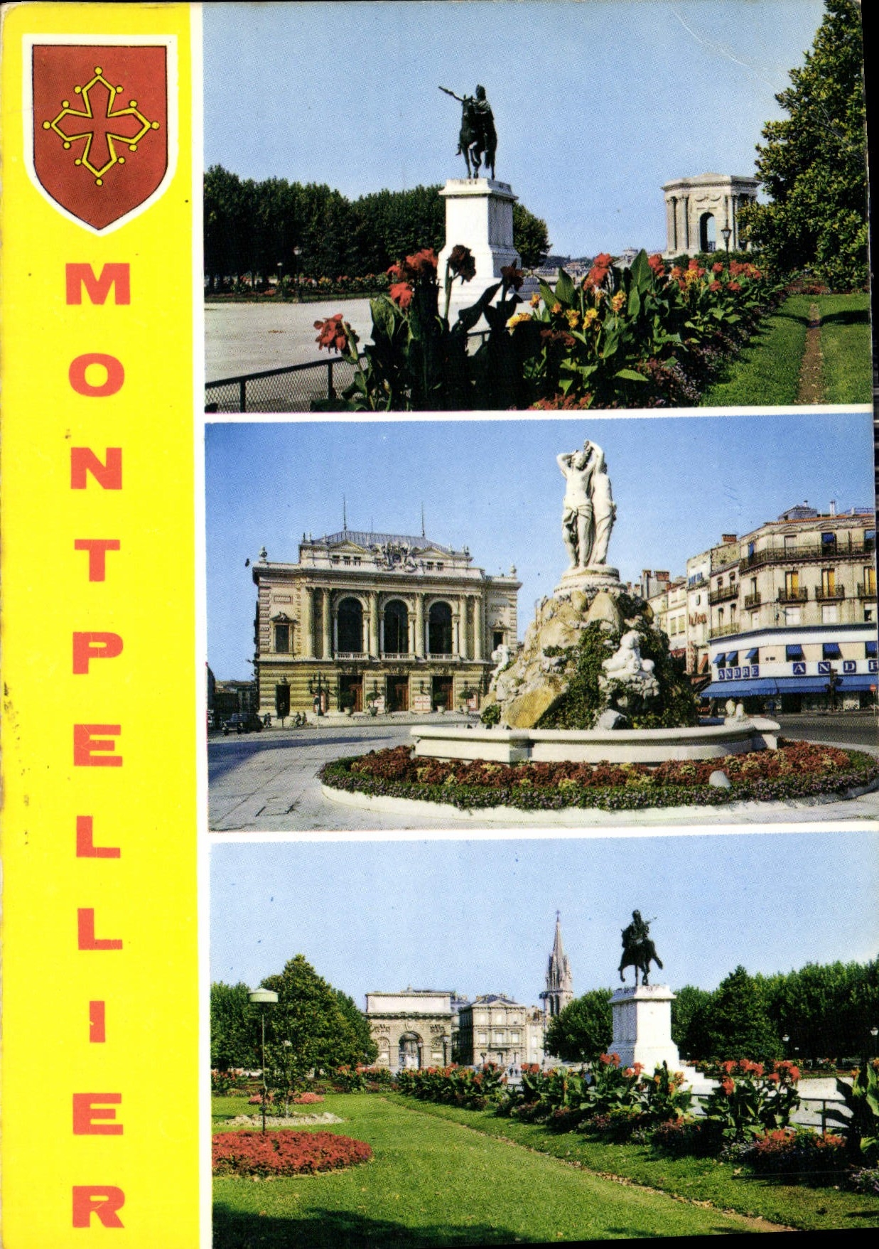 CPM Montpellier Herault Jardins du Peyrou les rois Graces 