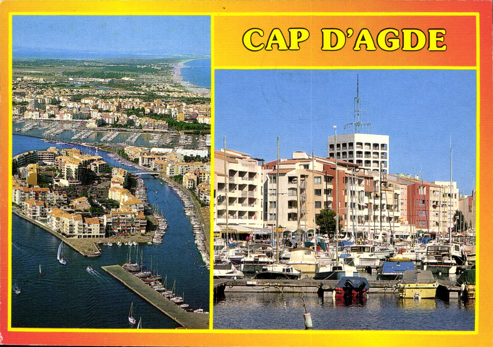 CPM en Parcourant la Cote Mediterraneenne le Cap d'Agde 