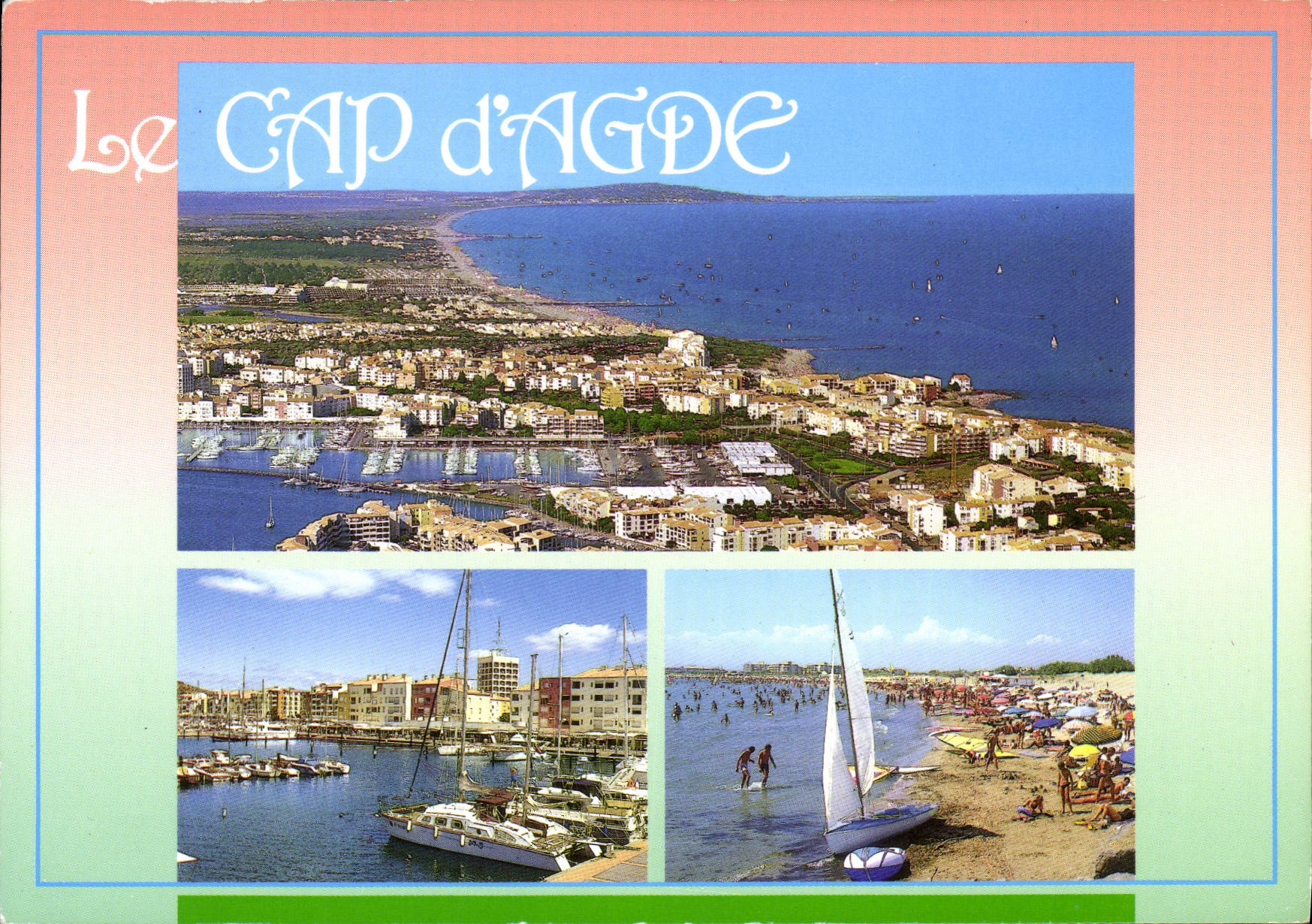 CPM Au Bord de la Mediterranee le Cap d'Agde Herault 