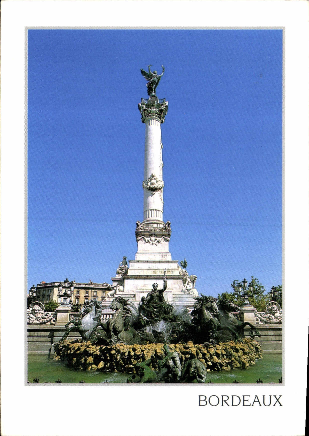 CPM Bordeaux Gironde Le Monument des Girondin 
