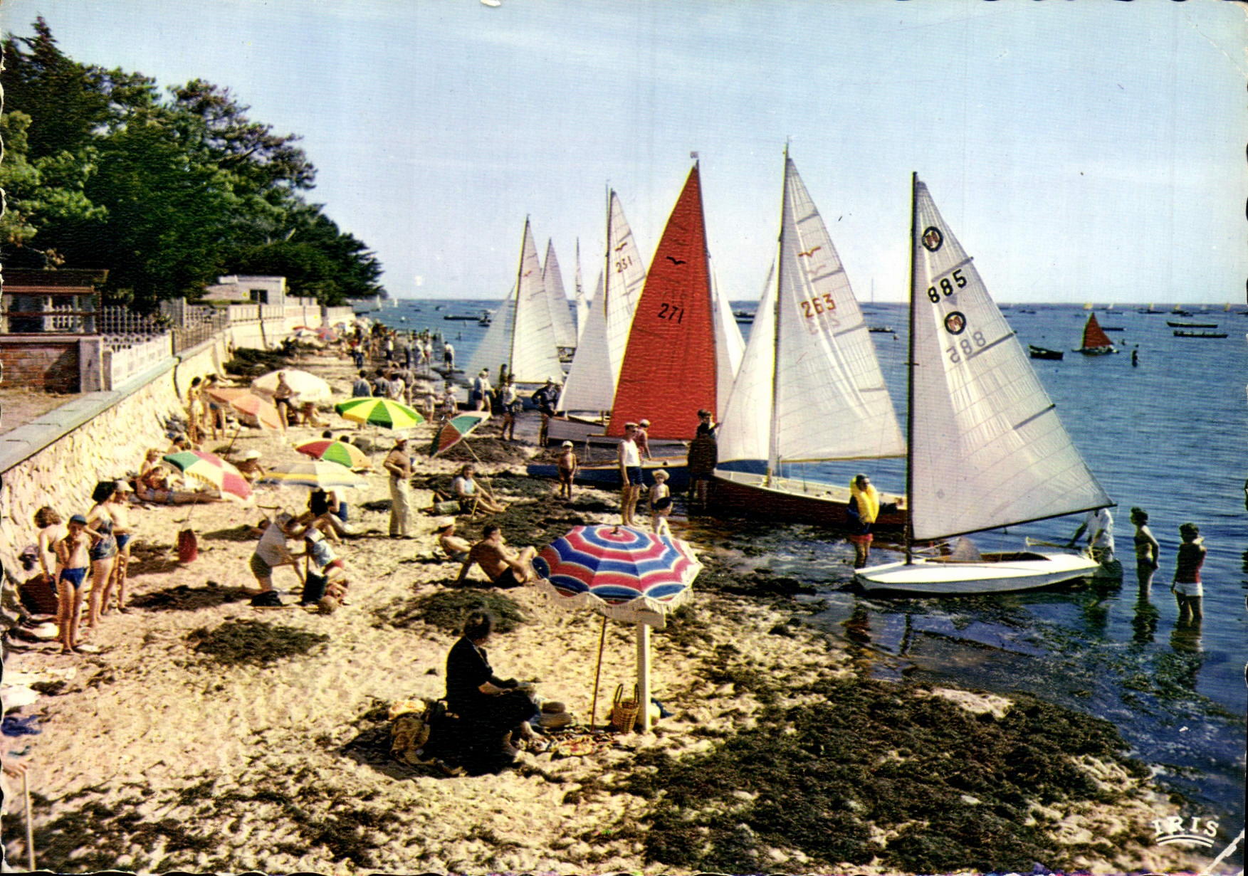 CPM Andernos Les Bains Gironde La Plage
