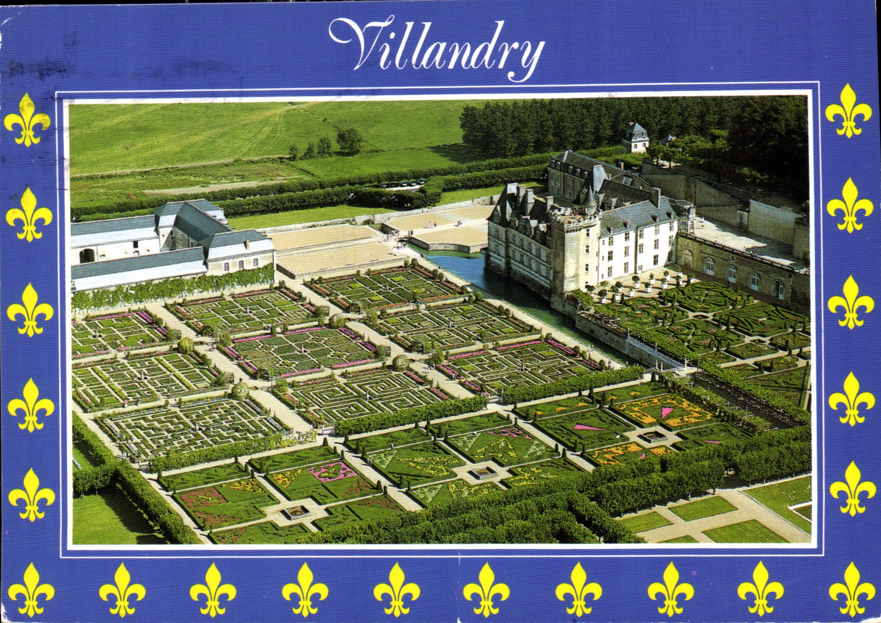 CPM Chateaux de la Loire Villandry Indre et Loire Le Chateau et les Jardins Renaissance 