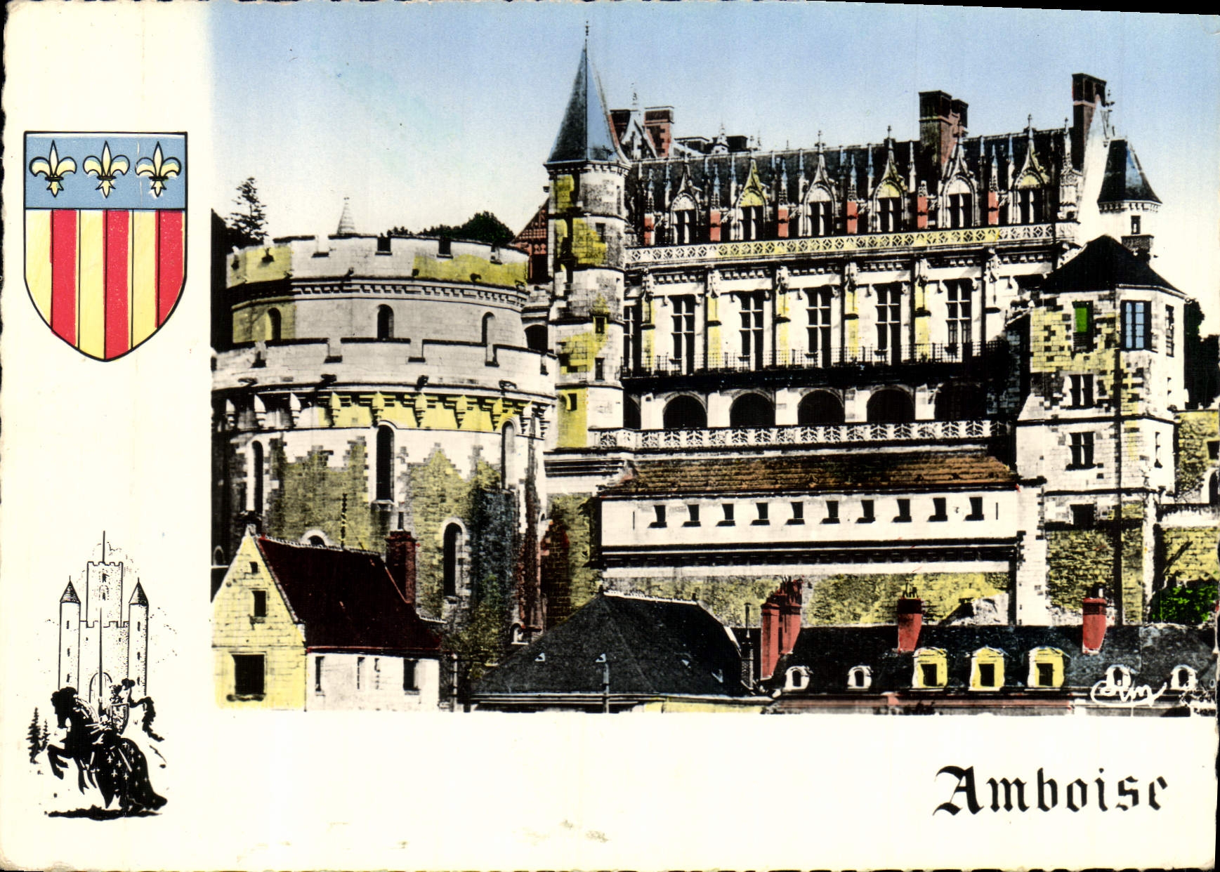 CPM En Touraine Les Chateaux de la Loire Amboise Le Chateau