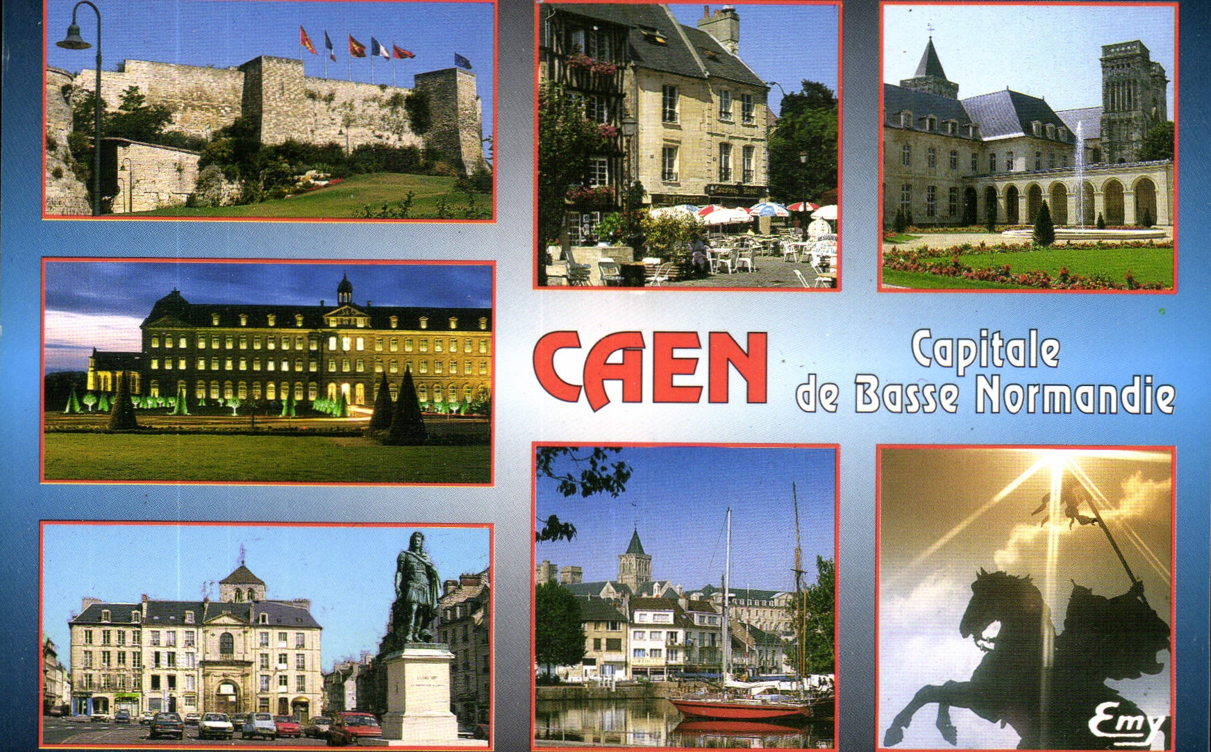 CPM Caen Calvados Le Chateau du XIe siecle fonde par Guillaume 