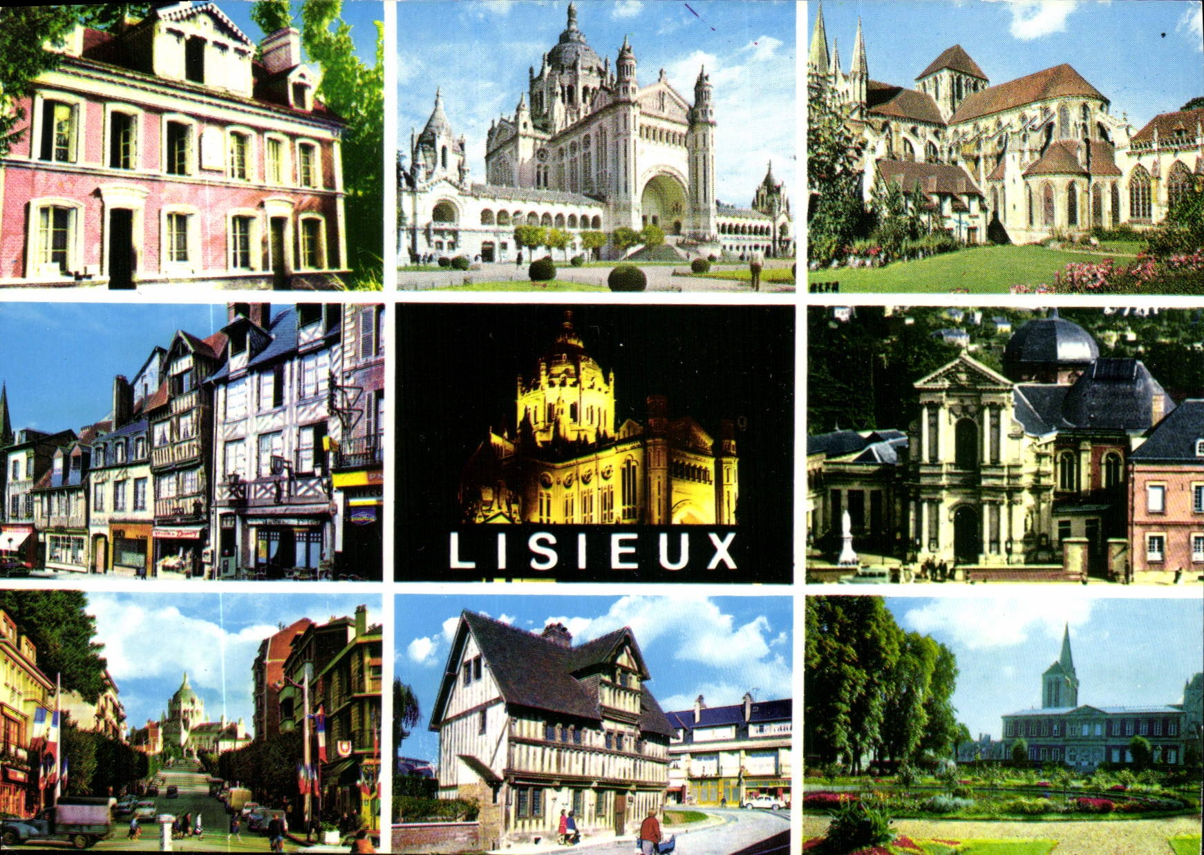 CPM Lisieux Calvados Les Buissonnets La Basalique 