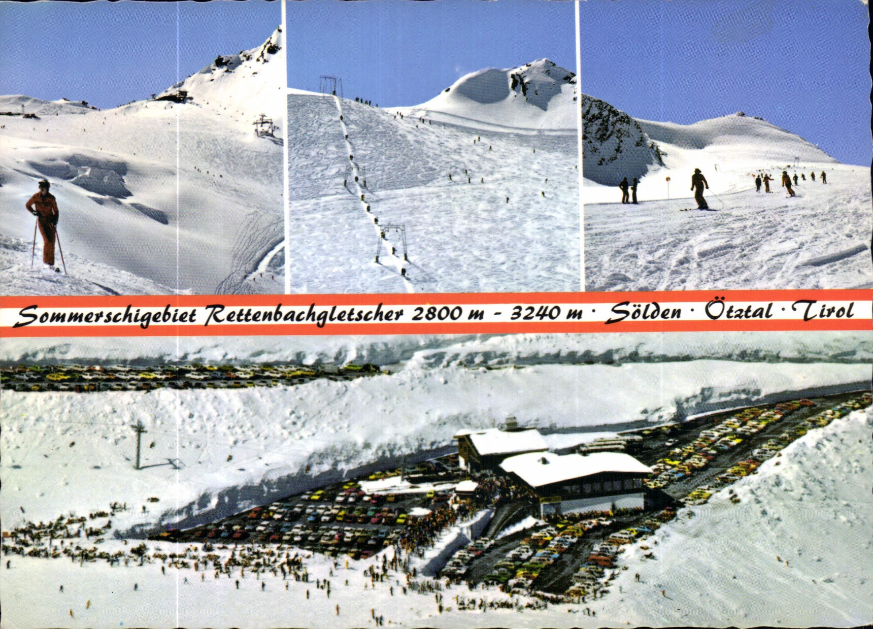 CPM Sommerskigebiet Rattenbachferner mit Auberer Schwarzer Schneide 3257 m 