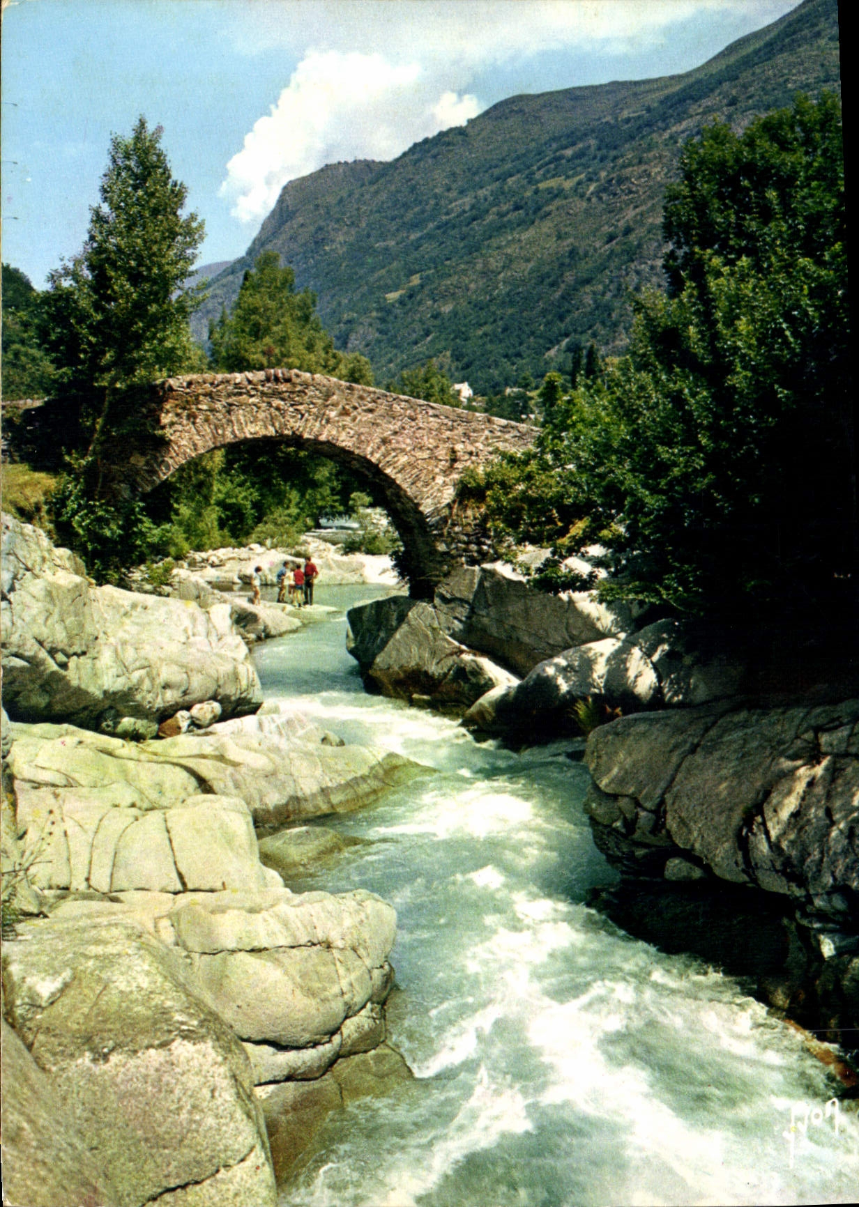 CPM Environs de Gavarnie Le Pont de Gedre 